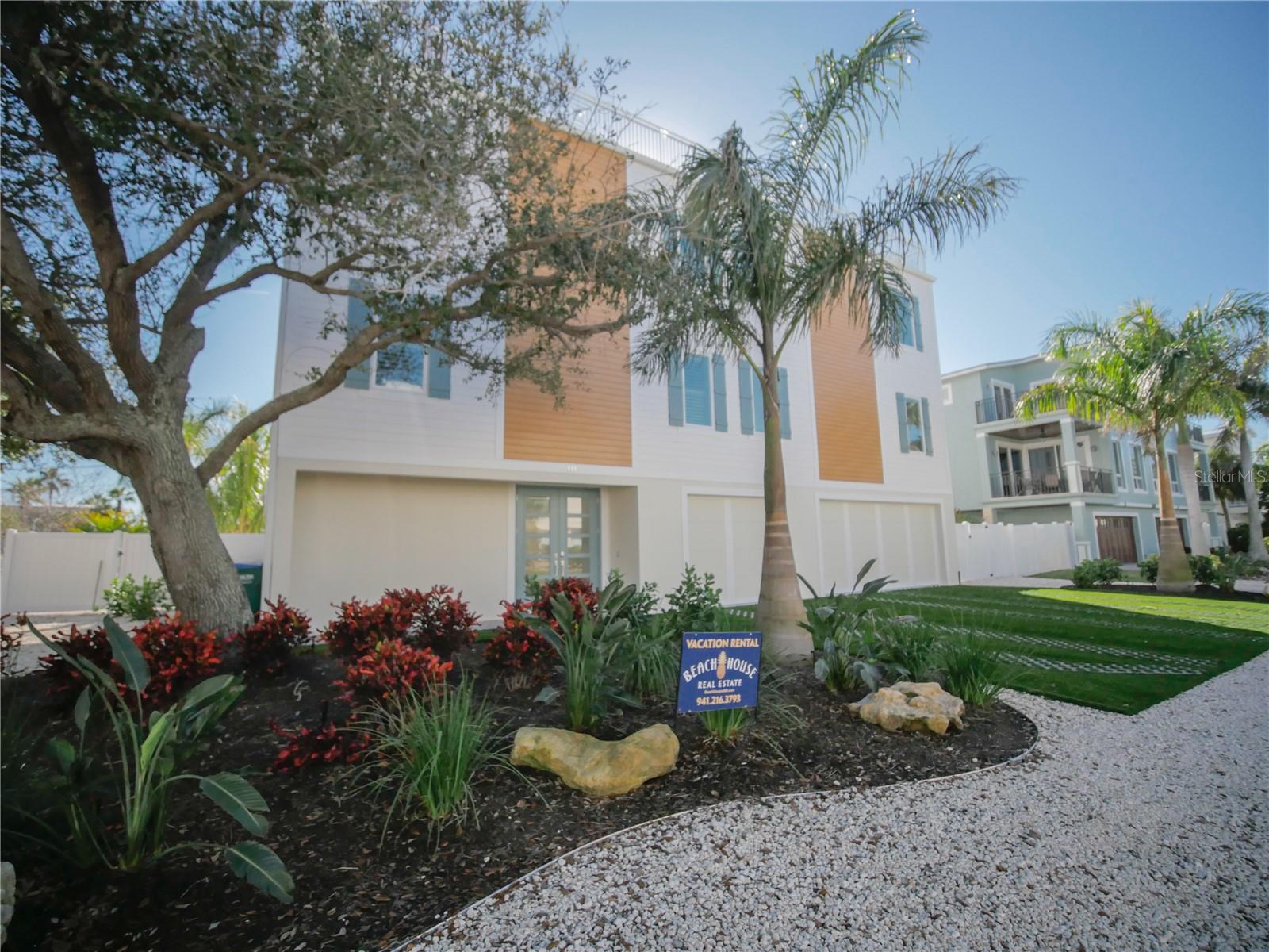Sea Forever has everything you need for your Anna Maria Island beach home! From stunning beach views, an amazing location, an elevator and other incredible amenities, this luxurious 8 bedroom and 6 and 1/2 bathroom home offers it all. With just a short 200 steps to the beautiful white sandy beaches, you can enjoy spectacular 360-degree views of the blue Gulf waters, the Bay, and even the Cortez Bridge from the spacious rooftop deck. Spend your days lounging in the private heated pool and spa, or simply walk down to the stunning Bradenton Beach to swim in the crystal-clear waters. With enough room for everyone, this home can comfortably accommodate a total of 18 people, and offers something for every traveler in your group. Sit back and relax at the "boat bar" located under the covered lanai, catch a sunset on the turfed rooftop deck and bar, or play pinball in your personal arcade room! Sea Forever is a spectacular custom built home just steps from the Anna Maria Sound, Gulf beaches local shopping and restaurants. Take over the extensive future bookings through 2026 and own a piece of world-famous Anna Maria Island for yourself. Call for your private showing today!