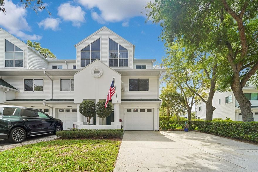 This furnished home is a win across the board. It is a coveted corner unit located in a quiet
waterfront community tucked away in unincorporated Seminole. It offers over 2,200 square
feet of living space with 3 bedrooms accessing their own full en suite baths. A fourth flexible
living space can serve as a 4 th bedroom or beautiful light filled studio with its own 4 th full bath
and giant 80-inch smart tv. The natural light stands out, with windows and sliders throughout
the home bringing in a bright, open feel that makes the space feel even larger and more
inviting. The layout gives you flexibility for full-time living, guests, multigenerational needs, or a
work-from-home setup.
This property brings real peace of mind with the upgrades buyers want most. It is in an X flood
zone and did not flood during the recent storms. Major improvements include a new roof, new
HVAC, new carpeting in the upstairs bedrooms, new tile floors in the main living room, new
washer and dryer, new interior paint, and new ceiling fans and fixtures. The leaf filter gutter
system in the rear of the home adds even more low-maintenance value, and being sold fully
furnished gives the next owner a rare move-in-ready option without the usual stress.
The wraparound composite deck on the first floor is a birder’s paradise and adds a huge bonus
for everyday function and relaxation, giving you the kind of outdoor space that truly extends
the living area. The installed Thermacell LIV mosquito repellent system makes the deck
enjoyable year-round. Avid kayakers and paddleboarders can use the manual kayak launch to
access the intracoastal waterway and beach goers are just a 10-minute bike ride from Indian
Rocks Beach and drive to the Pinellas Trail parking area. Fishing from the seawall and docks is a
great way to pass an afternoon. Whether you want easy access to enjoy the great outdoors, or
room to unwind, entertain, or simply enjoy the Florida weather, this setup delivers.
The community amenities make this one even stronger. The single entry and exit to the
community make this a safe, fun space for kids and the HOA covers water, sewer, trash, cable,
and high-speed internet, along with maintenance of the beautiful mature landscaping, boat
docks and access to the year-round heated pool. This is a rare chance to get space, updates,
low-stress ownership, and a great location all in one.