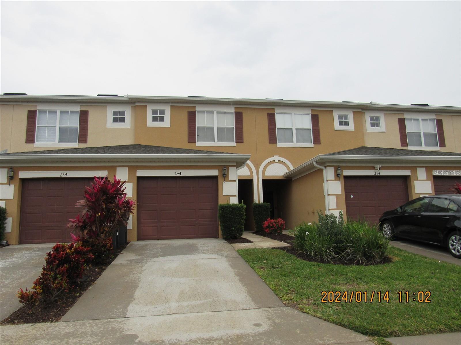 Injoy your privacy in a Gated a Community, Very nice home waiting on you. This 2-bedroom two bath home is centrally located for all your needs Ceramic tile floors Downstairs. Engineered Hardwood floors in all bedrooms, Community has pool Do not delay come see today.