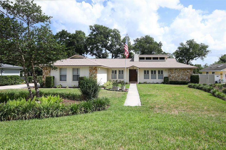 Welcome home to this beautifully updated home in the much-desired area of Altamonte Springs. Step into this originally owned, much loved house that is perfect for a family, zoned in the Seminole County School District. The split bedroom plan affords great privacy yet a closeness for small children. The kitchen and bath areas have been remodeled and are ready for their new owners. Walk out into the most amazingly beautiful and functioning patio. The saltwater pool is not only practical, but a perfect place for family and friends to gather. The location is perfect! Close to shopping, I-4, restaurants, leisure walks in an area that boasts a quiet and calmness to life. Enjoy a country feel within the city. We invite you to come view, to feel the grace of a well-built house.
