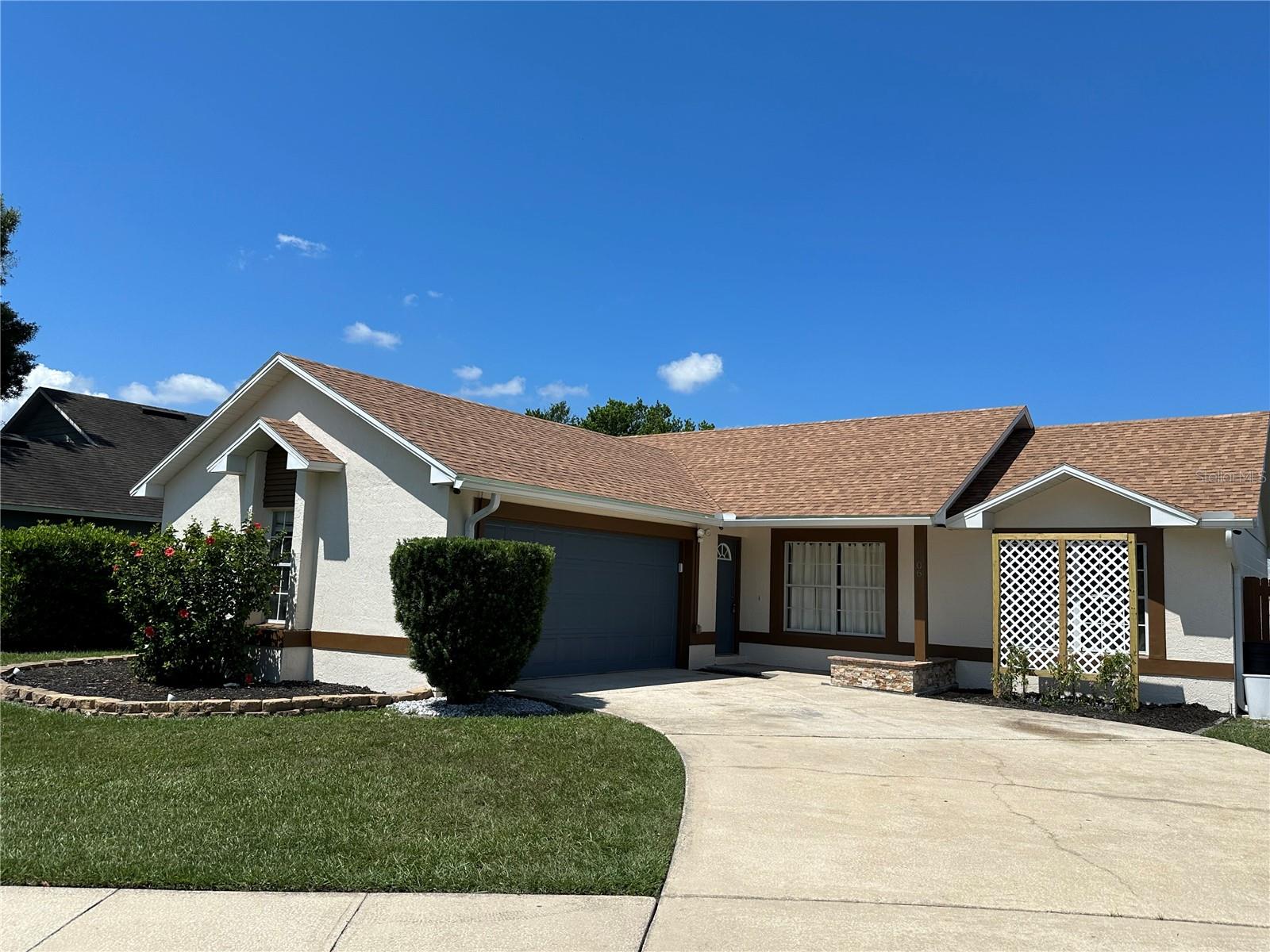 A single-family 3/2 home located on a cul-de-sac in the desirable Bryn Haven is available for immediate occupancy! A great place to call home! Freshly painted exterior and interior along with new laminate flooring make this home move-in ready! A split and open floorplan are two wonderful features of this home. The kitchen features all stainless-steel appliances, breakfast counter, eat-in area, pantry, ample cabinet space and vaulted ceiling. The family room is quite spacious and features a large picture window and vaulted ceiling as well. The sliding glass door is located off of the kitchen area and leads to the covered back patio. This area is perfect for entertaining your guests. Enjoy the fenced in back yard for privacy along with the shed for additional storage. Blinds and curtains throughout the home and ceiling fans in all bedrooms and family room. The washer and dryer units are located in the garage. The attached two car garage has additional shelving which is another nice added feature. There is a garage door opener, two remotes and key pad. Pets are welcome with an additional refundable pet deposit of $300 and a non-refundable pet fee of $300. No aggressive breeds are allowed. Income requirement is three times the monthly rent combined. No current or past evictions. Lawn care is NOT included in the monthly rent. Contact our office today as this home will not be on the market for too long!