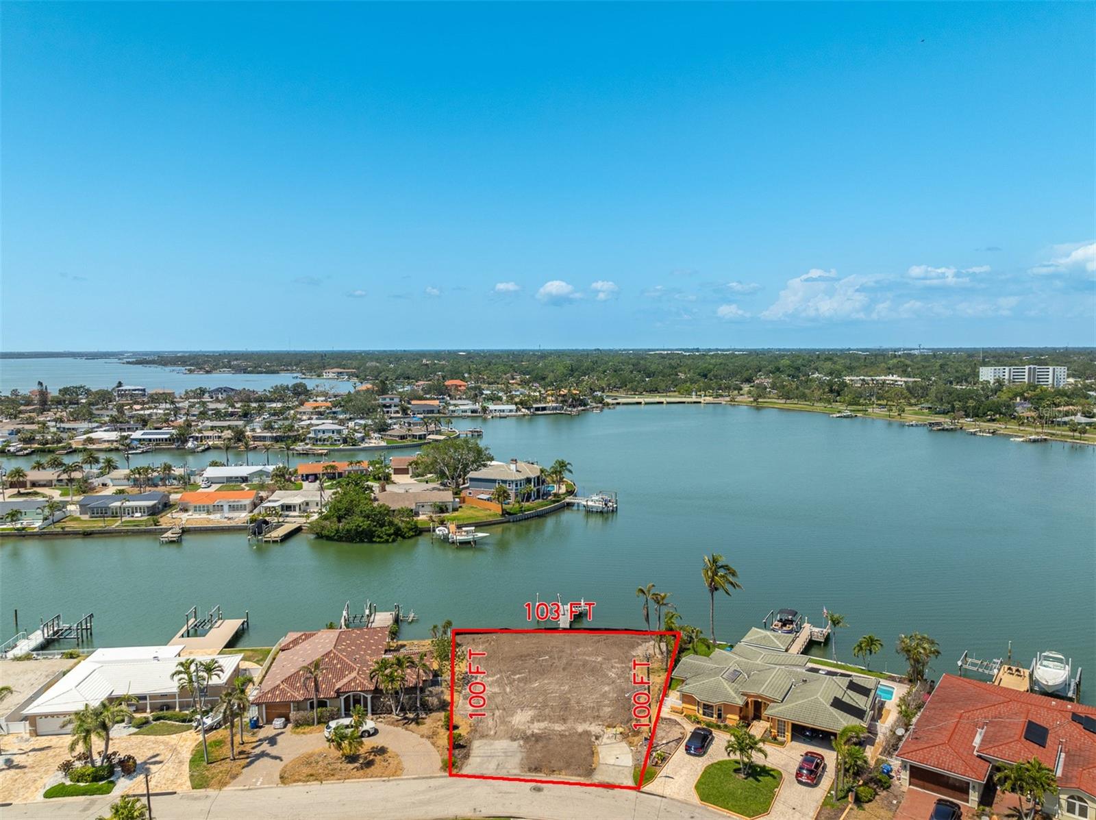 Exceptional Waterfront Lot in Desirable Causeway Isles – Now Available! Build your dream home on this ideally located and fully cleared waterfront lot in the highly sought-after Causeway Isles neighborhood. Positioned at the start of a point, the property offers expansive open-water views, deep water access, and protected harborage with desirable northeast exposure. A brand-new seawall was completed in April 2025, featuring a 28-inch-wide cap raised to the maximum height allowed for enhanced durability and elevation. The lot boasts 103 feet of water frontage, offering an ideal canvas for your custom waterfront residence. Causeway Isles and neighboring Yacht Club Estates are among the most coveted communities in the area, prized for their unbeatable central location. Enjoy quick access to the Intracoastal Waterway, just minutes from your dock, with the Gulf beaches only 2 miles away and downtown St. Petersburg a mere 5-mile drive. A current survey and soil testing report are available and will be provided at the appropriate point during the sales process. Don’t miss this rare opportunity to own a deep-water lot in one of the Bay Area’s finest waterfront neighborhoods—where lifestyle, location, and limitless potential meet. Third Avenue South is arguably the nicest road in Causeway Isles and there are currently five (5) lots that will soon be developed, and two (2) lots where new construction will soon be complete and ready for families to move into the neighborhood. Be a part of the revitalization of this unique neighborhood!!