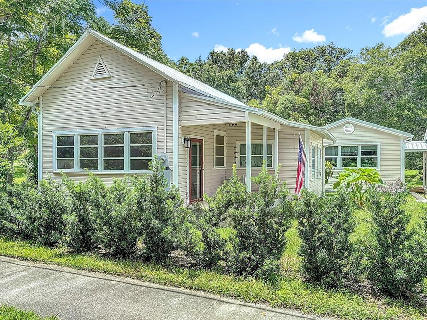 Updated Classic Florida Bungalow on an oversized Corner Lot in Charming Lake Helen. Welcome home to this turnkey, 4 BED/3 bath Bungalow nestled on an oversized corner lot in one of Lake Helen's most desirable locations. Bursting with charm, this 1945 home has timeless character with thoughtful modern updates. Inside, the floorplan offers space for everyone-with bright open living areas, a refreshed kitchen with solid wood soft-close drawers, and quartz countertops- perfect for entertaining! Three tastefully updated bathrooms throughout. Whether you are sipping sweet tea on the porch or hosting gatherings in the oversized yard, this home is made for relaxed Florida living. There are 2 Primary Suites both with full ensuite bathrooms and the 2nd Primary Suite can flex as a mother-in-law with a kitchenette and optional separate private entrance perfect for multigenerational living or hosting overnight guests. The windows in the suite are upgraded to hurricane resistant impact windows. The flooring in the central portion of the house is beautiful bamboo, with tile in the bathrooms. The metal roof and HVAC (replaced in 2024), newer (1 1/2 yr) drain field and septic, plumbing and electrical also updated, - add value and peace of mind, while the expansive yard offers endless potential for outdoor living, gardening, or future additions. Come enjoy a quaint lifestyle in this wildlife abundant neighborhood where walking, biking, golf carts and horses are the norm. Lake Helen has its own police department, library, post office tennis and pickle ball courts, horse arena, parks, lakes, schools and more! EASY I-4 access and only 19 miles from East coast beaches. This home is a rare find that delivers both charm and convenience.