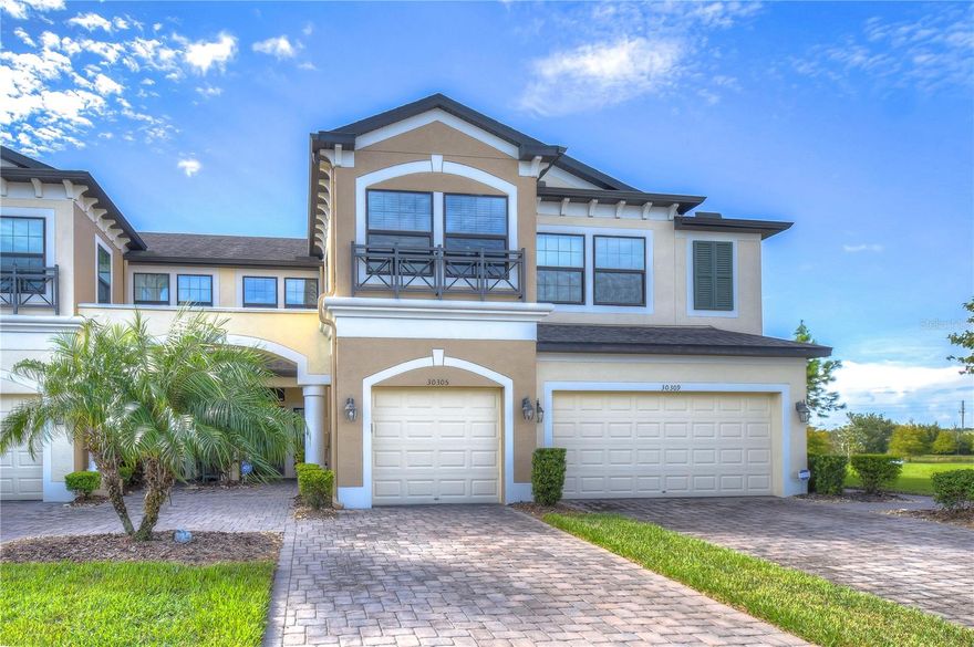 Welcome to your new paradise in Wesley Chapel, Florida! This stunning townhome is one of the most spacious floorplans available in the desirable Windermere Estates of Wiregrass Ranch community. This home is overflowing with features that will take your breath away. Nestled in a gated, LOW-MAINTENANCE subdivision, this luxurious 3 bed/2.5 bath home exudes charm and character from the moment you enter. Step inside and be greeted by soaring ceilings, a gorgeous, professionally built wood accent wall, exquisite architectural details, wood-looking tile, and a warm and inviting ambiance. The spacious living areas are perfect for entertaining guests, while the three cozy bedrooms offer a peaceful retreat from the outside world. The gourmet kitchen is a chef's dream, with top-of-the-line appliances, stone countertops, a breakfast bar, and tons of cabinet/storage space. Whether preparing a quick meal for your family or hosting Thanksgiving dinner, this kitchen has everything you need for your culinary creations. Oh, and the walk-in pantry is immense! The outdoor space is equally impressive, featuring a fully covered and screened lanai. The community's best features, such as a dock with Adirondack rocking chairs, an expansive pool, and the community mailbox, are just a few steps away. Whether you're soaking up the sun by the community pool or hosting a barbecue with friends, this backyard oasis is the perfect place to unwind and relax.
The homeowner took pride in upgrading this home; you will love the new upgrades! Standout upgrades of this remarkable property include a garage with newly installed built-in storage, a newer water heater (2021), newer microwave and dishwasher (2021), plantation shutters, ceiling fans recently installed throughout, new cabinets installed in the laundry room, new smoke alarms with 10-year warranty, washer/dryer (2021), and newer water softener. Located in one of the most desirable areas of Wesley Chapel, this property is close to top-rated schools, shopping, dining, and entertainment. Whether heading home from a long day or heading out for fun, you will love the convenient location! Two major shopping malls (Wiregrass and Premium Outlets) are just minutes away, near many restaurants, top-rated gyms, Homegoods, Publix, excellent hospitals, coffee shops, bars, and much more! When you head downtown or to the gorgeous nearby beaches, hop on I-275, only a few minutes from Windermere Estates. Take this opportunity to make this home your own - schedule your private tour today!