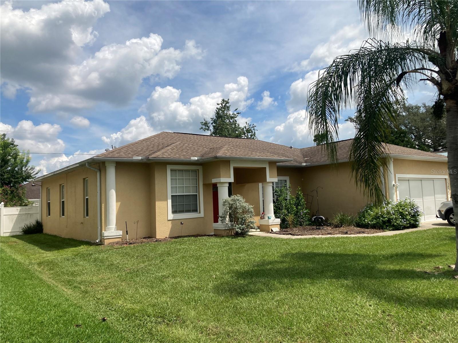 STUNNING 3 BEDROOM 2 BATH HOME IN THE VERY DESIRABLE QUAIL MEADOWS COMMUNITY IN DEERFIELD ESTATES.. THIS EXTREMELY WELL CARED FOR HOME IS A MUST SEE! NEW ROOF (2025), NEW AC (2022), SPLIT FLOOR PLAN, HIGH CEILINGS, TILE AND LAMINATE FLOORING, VERY SPACIOUS LIVING ROOM AREA, LARGE KITCHEN, STAINLESS STEEL APPLIANCES, INSIDE LAUNDRY ROOM, CEILING FANS THROUGHOUT, LARGE MAIN BEDROOM WITH EN SUITE, JACUZZI STYLE TUB, SEPERATE SHOWER AND DUAL CLOSETS! ENCLOSED LANAI THAT CAN ALSO BE OPENED WHEN DESIRED.. LARGE FULLY FENCED BACKYARD WITH VINYL FENCING AND A SHED FOR YOUR CONVIENIENCE! THIS PROPERTY IS AMAZING! LOW HOA AND VERY WELL PRICED. ALSO, VERY CLOSE TO SHOPPING, MEDICAL, RESTAURANTS, SCHOOLS, PARKS, GOLF COURSES, BROOKSVILLE PRIVATE AIRPORT, WEEKI WACHEE WATER PARKS AND JUST A SHORT DRIVE TO THE SUNCOAST PARKWAY! ALSO ENJOY THE COMMUNITY POOL AND CLUBHOUSE! DON'T MISS THIS OPPORTUNITY. SCHEDULE YOUR APPOINTMENT TODAY..