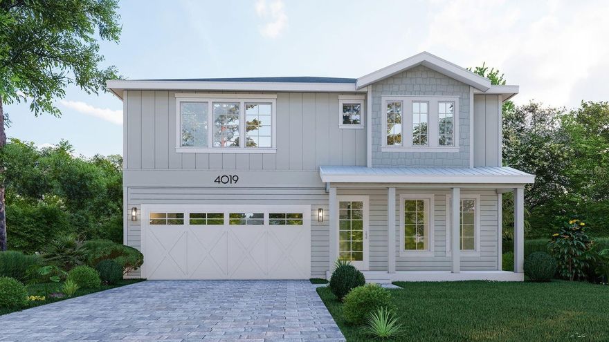 Under Construction. Milana Custom Home! This stunning residence features a spacious two-car garage with a convenient mudroom that seamlessly connects to the house. The first floor boasts an oversized family room/kitchen, complete with a pantry and large kitchen island, perfect for both casual meals and entertaining. An open dining room overlooks the backyard, which offers a luxurious covered lanai.

A private guest suite on the first floor provides both comfort and seclusion, featuring its own bathroom perfect for long-term visitors or family members. Ascend to the second floor to discover the luxurious primary suite, featuring his and hers walk-in closets and an en-suite bath with a separate tub, two vanities, and elegant finishes. The second bedroom also includes an en-suite bathroom and walk-in closet, while the third and fourth bedrooms share a bathroom and each enjoy their own walk-in closets. Completing the upper level, you'll find a spacious bonus room, perfect for a home office or play area, and a convenient laundry room.

Throughout the home, the level 4 smooth drywall adds a sleek and modern touch, enhancing the contemporary feel. This home perfectly blends elegant design with modern amenities, offering an unparalleled living experience. Nestled in Virginia Park, walking distance to Friendship Park.