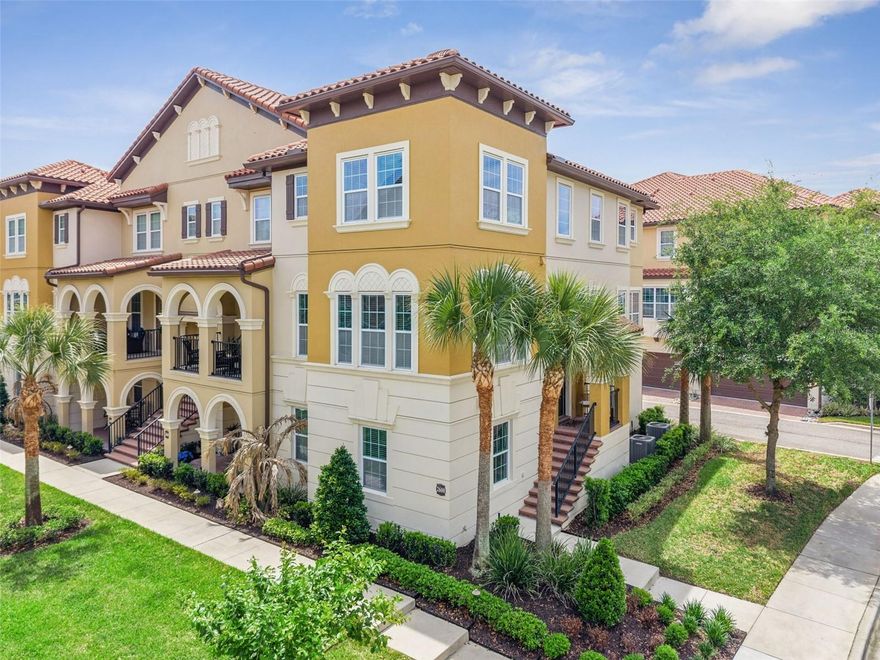 Welcome to 2600 Lobelia Drive, a stunning end unit townhome in guard-gated Fountain Parke. A covered entrance leads to an airy foyer and stairs leading to the main living area. The second level features an open living room with an abundance of sunlight and a sprawling kitchen with dining area, a cozy sitting nook and balcony. The kitchen features a huge island for food preparation and includes bar seating for three. Stainless steel appliances, granite counters, white wood cabinets and tasteful backsplash complete the look. A half bath is also located on the 2nd floor. The primary bedroom is located on the third floor and is roomy enough for a king bed and a small seating area and features a large walk-in closet. The primary bathroom has a walk in shower with glass surround, double sinks, and a discreet water closet. An office alcove with built in cabinets is located just off the primary bedroom suite and provides a convenient space for working from home. Two additional bedrooms share a full bathroom with double vanity and tub/shower combination. The laundry room is also located on this level. Located on the first floor is a potential in-law suite with it's own private bathroom. Storage space on the first floor also could be set up with a kitchenette. HOA fee includes some exterior maintenance, water usage and sewer.