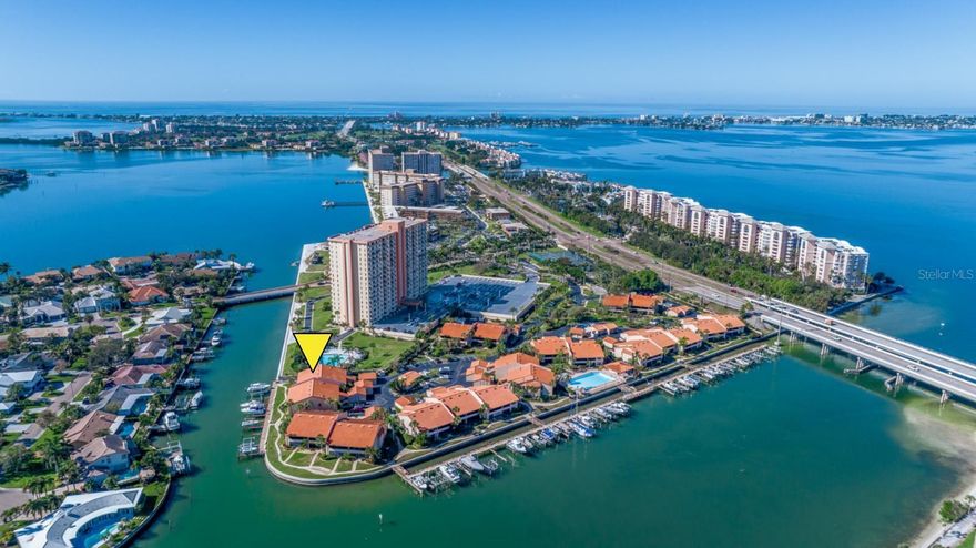 Seasonal Rental Available - Updated & spacious ground floor waterfront condo for rent. 2 bedroom, 2 bath condo on a canal. Large kitchen with fine cabinetry, granite countertops, stainless appliances, and even a wine fridge! The primary bedroom with king size bed features an en suite bathroom with walk-in shower. Bedroom 2 also has a king bed for the comfort of guests. Enjoy the beautiful weather out on the oversized back patio and and wave to the Dolphins and Manatees. Full-size Washer & Dryer.  One-car garage just outside the front door to keep your vehicle out of the elements. Watch the boats go by while sunbathing by the large, heated swimming pool. Very close to the St Pete Beach and Fort Desoto Park!! Easy access to I275 which gets you to booming downtown St Petersburg's hot restaurant scene! The convenience of this location doesn't get much better!!