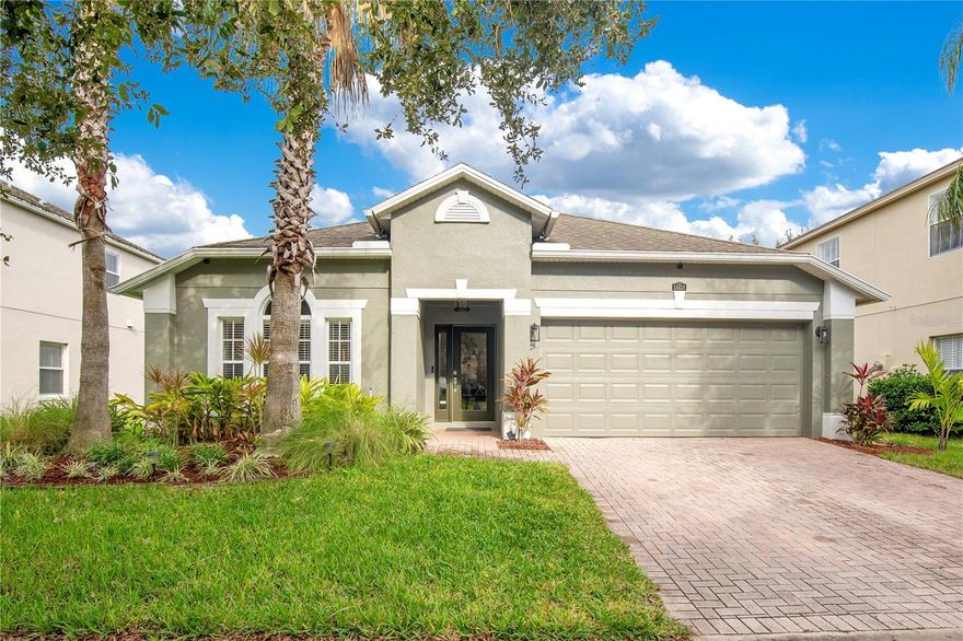 Great Commission Way is 4 bedroom 2 bathroom home nestled in Moss Park. This 2,052 sqft home backs onto a conservation area with water views. 
 
As soon as you enter the home you are greeted with tall ceilings, natural light, and beautiful bamboo floors. To the left you will find a front facing bonus room, currently being used as an office as well as dedicated dining nook. The kitchen looks out into the living area and rear patio while featuring wood cabinets, granite counters, stainless steel appliances, and shiplap breakfast bar.
 
The Master bedroom features an ensuite complete with dual vanity sinks, jetted bath, separate toilet room, and large walk in shower. All additional bedrooms are complete with closet space and ample room. The laundry room is conveniently located next to the kitchen and features a wash bin, storage space, and butcher block cabinets. 
 
The main feature of the home is the backyard oasis. When you step out onto the covered rear patio, you are stepping out into your own sanctuary with an inground pool, conservation and water views, making this the perfect place to host friends and family.
 
Great Commission Way is minutes away from Top Lake Nona restaurants, Lake Nona’s booming town center, Tavistock’s popular restaurants, Boxi Park, The Wave Hotel, Bacon, Haven, Nami, shopping amenities, and more. Once you live here, you won’t want to live anywhere else. Welcome Home!