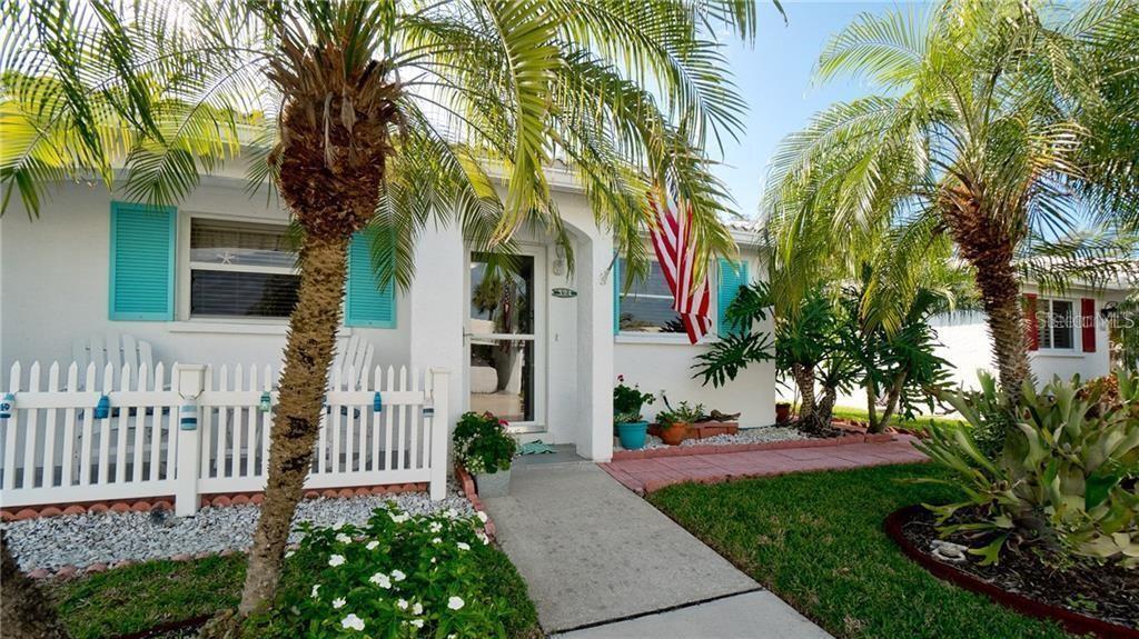 Welcome to this 2-bedroom, 2-bath villa located in the highly desirable 55+ community of Spanish Main Yacht Club on the north end of Longboat Key. Offering the perfect blend of privacy, potential, and location, this villa is ideal as a full-time residence, seasonal getaway, or investment opportunity. Enjoy exclusive access to the community’s private marina and secluded beach, just a short stroll from your doorstep. The villa features private outdoor space for relaxing or entertaining and has already undergone essential FEMA-approved storm mitigation updates, providing peace of mind and a strong foundation for future customization. Inside, the unit is ready for your finishing touches—an excellent opportunity to bring your personal style and vision to life in one of Longboat Key’s most scenic and sought-after areas. Whether you're soaking up the sun, strolling along the shoreline, or docking your boat after a day on the water, this community offers the quintessential Florida lifestyle.