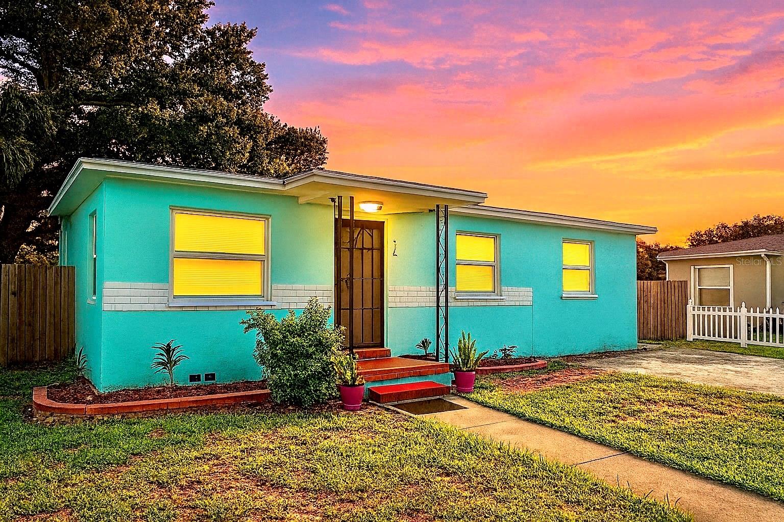 One or more photo(s) has been virtually staged. Beautifully remodeled 3BR/1BA in St. Pete! This home features newer stainless steel appliances, granite countertops, a breakfast bar, waterproof flooring, and a recently updated bathroom with modern finishes. The oversized master bedroom offers high ceilings and a brand-new mini-split AC for personalized comfort. Step outside to a fenced backyard partially shaded by a mature oak tree—perfect for relaxing afternoons in the shade or soaking up the Florida sun. With private alley access and an unbeatable location just minutes from shops, dining, beaches, and downtown St. Pete, this home delivers the ideal blend of comfort, convenience, and lifestyle. Don’t wait—homes like this rent fast in St. Pete!