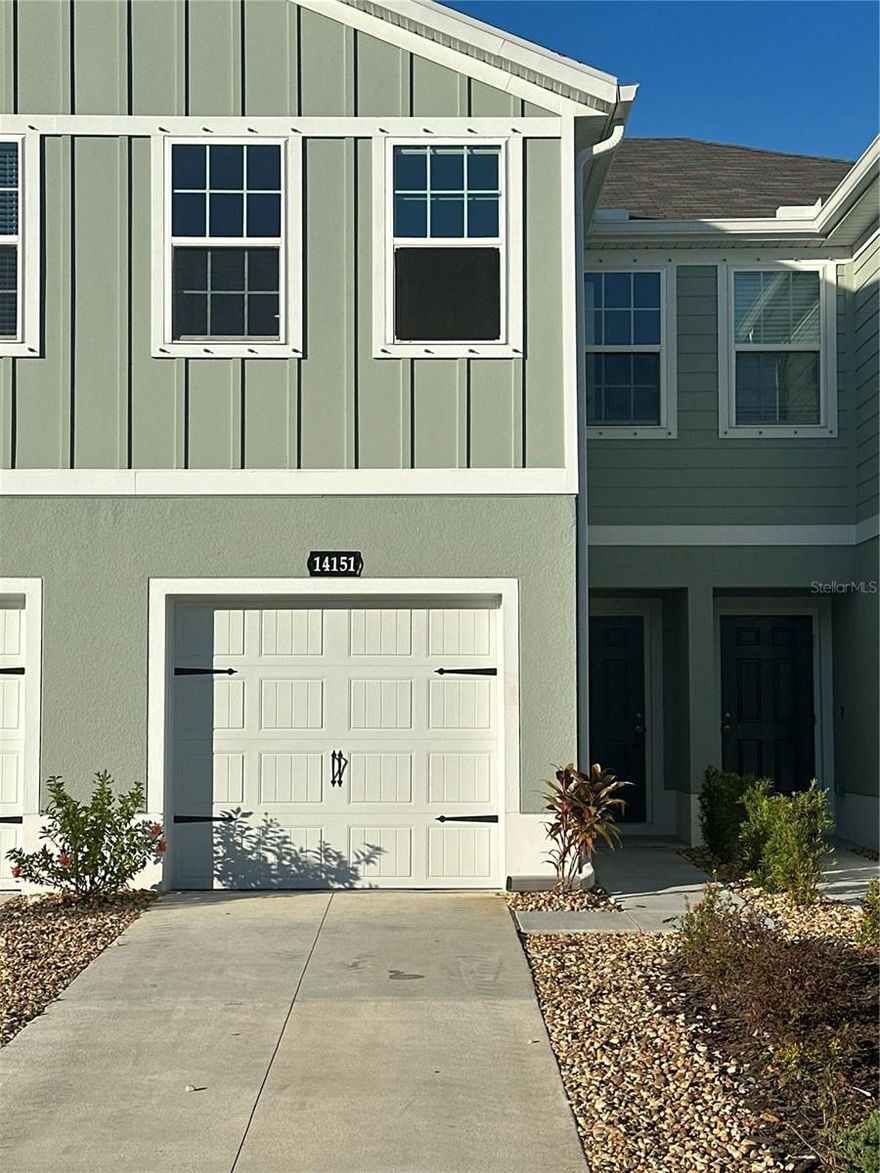 For rent in Avalon Woods!! This less than 1 year old beautiful townhome, offers 3 bedrooms and 2.5 bathrooms in Lakewood Ranch area. Once you enter the townhome you will have an open concept floor plan with dinning space, living area and a powder room. The kitchen in the middle, offers an island and beautiful granite countertop. Out of the living space is an outdoor area perfectly done to entertain family and friends. Upstairs you will find 3 bedrooms, 2 full bathrooms and the laundry with brand new renovated  LVP floor flooring, convenient for allergies and cleaning. This townhome is located minutes away from shopping, dinning, entertainment, great schools zones, nature, etc. Don’t miss this great opportunity!!!