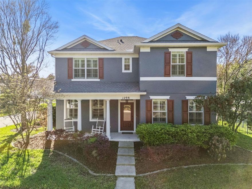 **This house comes with a REDUCED RATE through the seller's preferred lender. This is a lender-paid rate buydown that reduces the buyer's interest rate and monthly payment.**

Welcome to 1298 Tallow Rd, Apopka, FL 32703, a beautifully updated two-story home offering 4 bedrooms and 3 bathrooms in a desirable Apopka community. The flexible layout includes both a formal living room and a separate family room, providing ample space for everyday living and entertaining. A convenient main-floor bedroom and full bathroom make an ideal setup for guests or multi-generational living.

The remodeled kitchen features granite countertops, updated appliances, a new sink, and a stylish backsplash. All bathrooms have been upgraded, including the first floor bathroom, primary bath and the upstairs guest bath with quartz countertops, new cabinetry, and updated shower tile. Additional interior highlights include luxury vinyl plank flooring throughout, crown molding, plantation shutters, custom cabinetry in the sitting area, and a custom closet system in the primary suite.

Major improvements include a newer roof, HVAC system, hot water heater, interior and exterior paint, and fresh sod. The home is also equipped with a water filtration system, salt-free water softener, UV water purification system, and reverse osmosis system at the kitchen sink.

Enjoy Florida living with a covered patio, extended screened birdcage enclosure, private backyard, and welcoming front porch. Community amenities include a playground, park, pool, and fitness center, all conveniently located near shopping, dining, and major roadways.