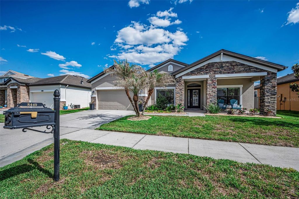 Photo of 8449 Bluevine Sky Drive, Land O Lakes, FL 34637 (MLS # TB8501048)