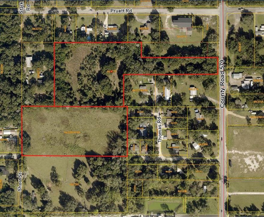 11.4 Acres RES-4 zoned parcels with in one mile radius from I4 and I75 Intersection.