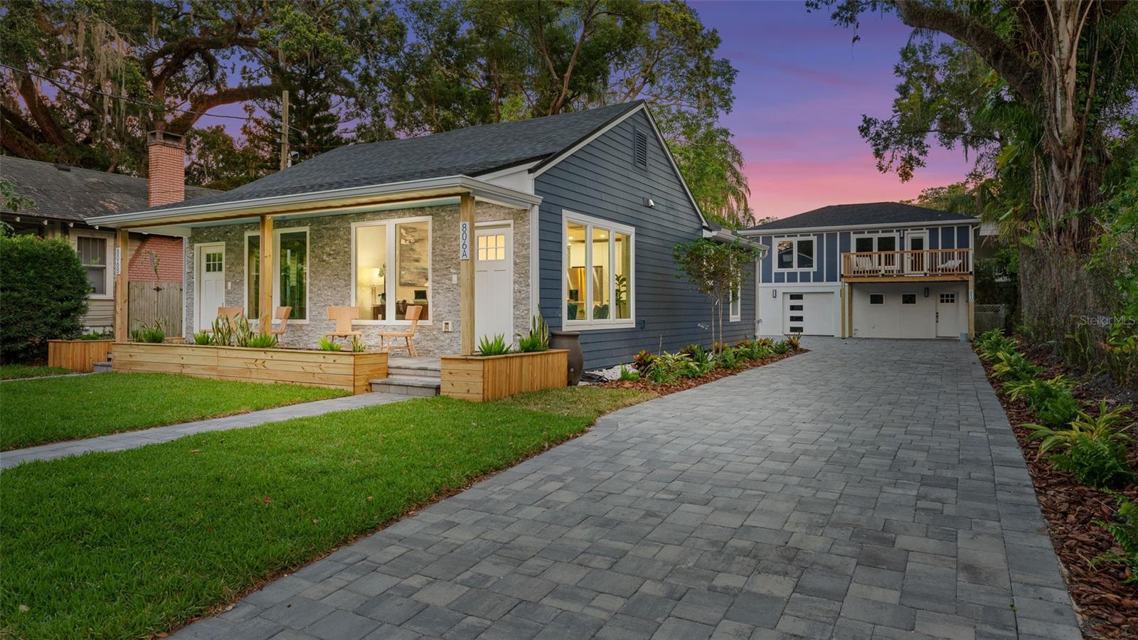 This unique multifamily investment opportunity is a one-of-a-kind portfolio is must-see. Comprising a front duplex and a single-family home in the back, this property offers the perfect blend of modern living and income potential. Located just three blocks south of downtown Orlando, this 95% new construction—completed in July 2023—sits on a quiet street in the highly sought-after Lake Davis neighborhood. Surrounded by lush landscaping, large oak trees, and beautiful city parks, this is a prime location that provides tranquility while being close to everything Orlando has to offer. Lake Davis is only two blocks away, and the property is conveniently located near Delaney Park and Lake Eola. Top attractions such as the Dr. Phillips Performing Arts Center, the Amway Center, and ORMC are less than 2 miles away Each unit features high-end finishes and top-of-the-line amenities. They include separate water and electrical meters, open concept living rooms and kitchens, and smart-home technology like Alexa-controlled recessed lights and ceiling fans. The homes are beautifully finished with Shaw Floorte PRO 7 floors, Mi Low E double-pane casement windows, Infinity quartzite natural stone countertops, and 42” all-wood shaker cabinets. Kitchens are equipped with convection ovens, induction stovetops, vented hoods, stainless steel appliances, and farmhouse sinks. Both front units offer covered porches and one parking space each, with additional storage available in a secure 3'x8' room off the rear unit. The back unit boasts a spacious 8'x16' Trex composite deck and a one-car garage with insulated door, jack shaft auto deadbolt opener, and 50-amp car charger plug. The shared community space features a picnic table, grill area, and overhead string lights for a welcoming outdoor atmosphere. This property has been meticulously constructed with new roofing, plumbing, electrical systems, and framing. Key upgrades include Bora-Care termite treatment for wood framing, hurricane-rated materials, insulated dividing walls for soundproofing, and even underground AT&T fiber internet. Currently, one of the front units is leased month to month, and seller is evaluating multiple tenants to lease the other front unit. Seller is choosing to keep the rear unit vacant. As long as one of the units is designated as a long-term rental, one of the others can be used to generate income through as an Airbnb, or all three units can be utilized as investment properties. Whether you’re looking for a triplex to call home or a smart investment with long-term potential, this property offers it all.
<iframe width="853" height="480"
src="https://my.matterport.com/show/?m=1acwmeAY7iS&mls=1" frameborder="0"
allowfullscreen allow="autoplay; fullscreen; web-share; xr-spatial-tracking;"></iframe>
