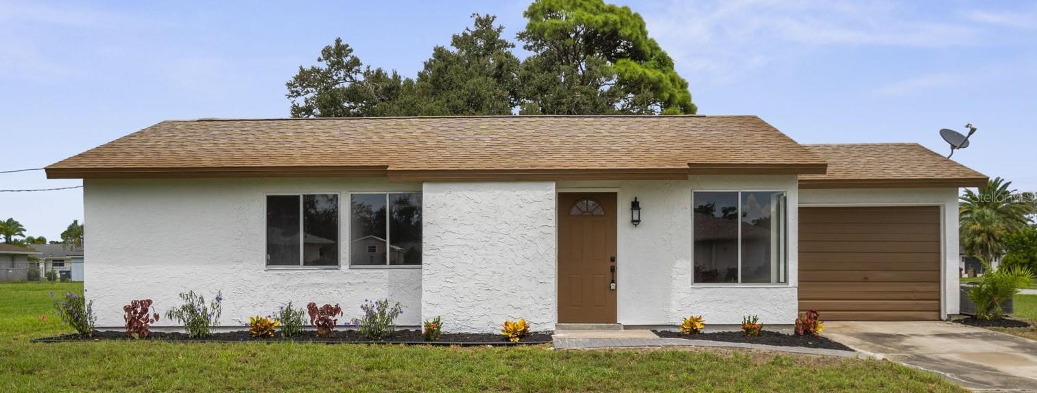 4424 Baroda, North Port, FL 342873 Bedrooms | 2 Bathrooms | 1 Car garage and Large Corner LotWelcome to this beautifully remodeled 3 bedroom, 2 bathroom home located in one of North Port’s most desirable neighborhoods. Sitting proudly on a spacious corner lot, this home combines modern updates with everyday comfort.Features & Highlights:Fully remodeled interior with fresh updates throughoutQuartz kitchen countertops and modern cabinetry, perfect for cooking and entertainingNew laminate flooring for a clean, contemporary lookRemodeled bathrooms with floor-to-ceiling tile finishes for a spa-like feelPrimary suite with his & hers closets and an attached full bathNewer roof providing peace of mind and long-term valueOpen and inviting floor plan designed for both relaxation and entertainingThe home is move-in ready, offering a blend of style and functionality. With its corner lot setting, you’ll enjoy extra outdoor space and curb appeal in a quiet, established neighborhood close to shopping, dining, and local amenities.Don’t miss this opportunity to own a stunning home in North Port, FL—schedule your showing today!