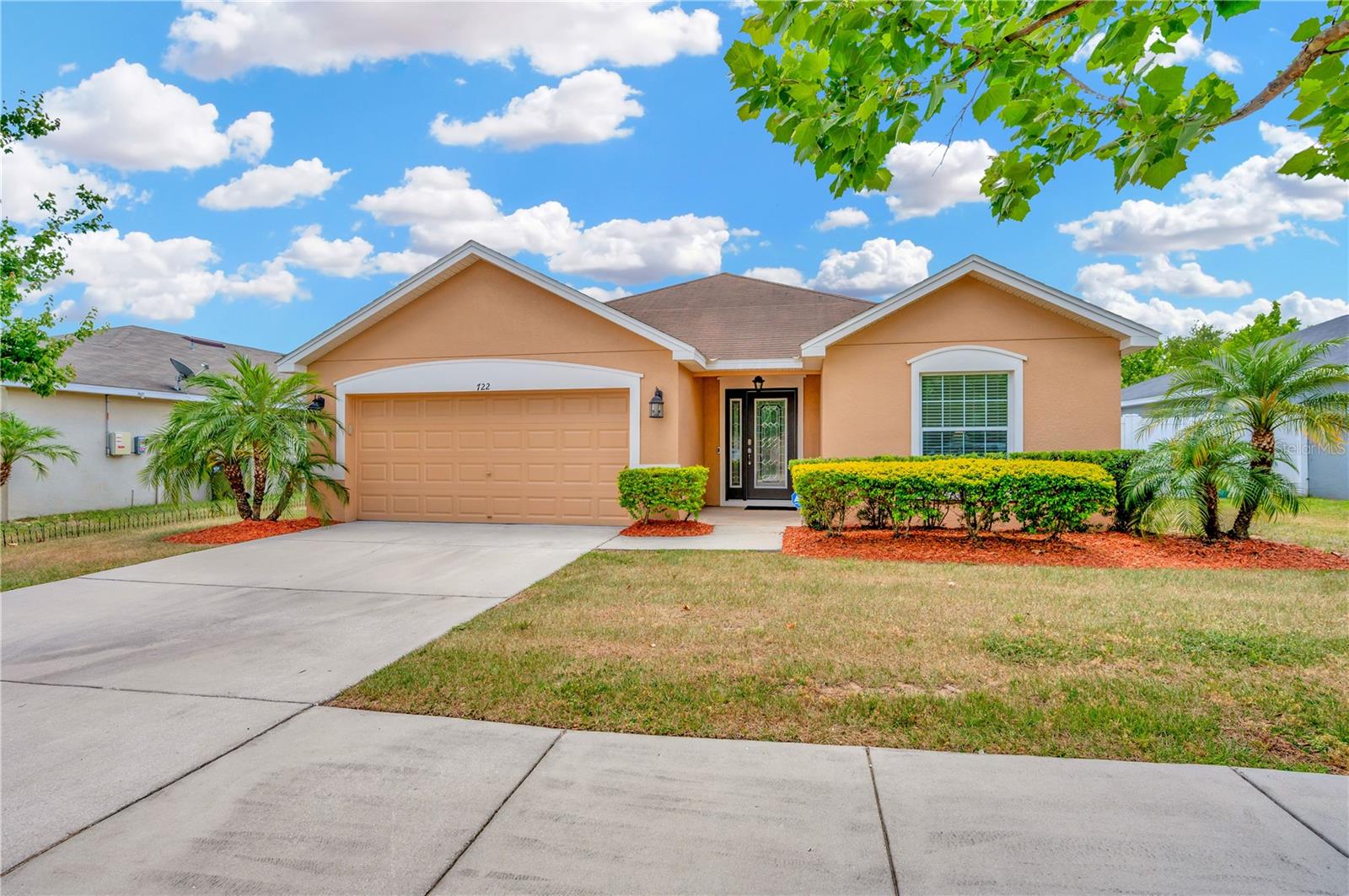 You will want to come see this awesome 3-bedroom home plus a den! Designed for your modern lifestyle, this home features an open living area with volume ceilings comprised of a spacious gathering room, a kitchen with granite counter-height island and a large walk-pantry, and a sunny dining cafe. A luxurious Master bedroom suite with spacious dimensions, an elegant tray ceiling, dual vanities, a decorative tiled shower with glass enclosure, and dual master closets. Plus, enjoy outdoor living on your large covered and screened lanai with private fenced yard. Whirlpool stainless steel appliances. Contact me today to schedule your private showing. ***Listing agent has an active real estate license and has a personal interest in the Property***