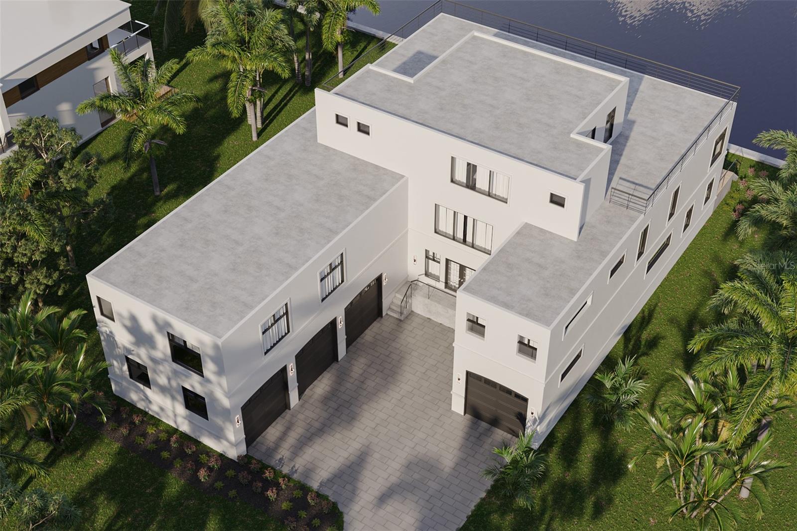 Short Sale. A rare chance to own and complete a one-of-a-kind waterfront estate—this striking new construction home stands as the tallest single-family residential structure in St. Petersburg, offering unobstructed 360-degree views of the bay, city skyline, and beyond.
Please note: the home is currently a shell and not yet finished. Interior build-out is required, offering a blank canvas to bring your vision to life. Appraised As-Is at $3.8M (appraisal in hand), with a completed value exceeding $7M, this property presents tremendous upside for builders, investors, or end-users seeking to customize a luxury waterfront masterpiece.
Constructed with ICF (Insulated Concrete Form) for superior strength and energy efficiency, the structure withstood two recent hurricanes without any water intrusion. Located on a deep canal with immediate open water access, the property features a concrete seawall and dock that can accommodate up to an 80-foot yacht.
Just 10 minutes from Downtown St. Pete and minutes from Gulf beaches, this property offers elite boating access, breathtaking views, and the chance to create something truly iconic. Short sale—subject to bank approval.