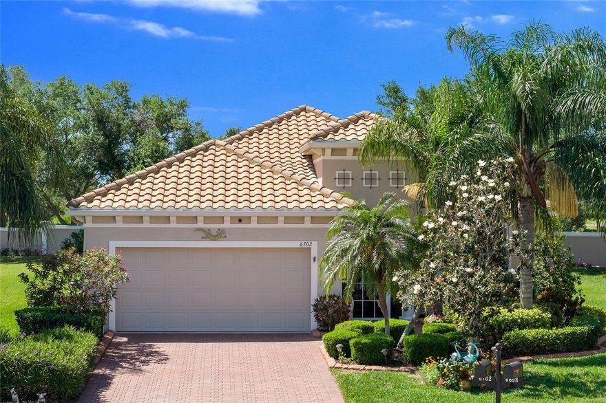Welcome to Cascades at Sarasota. This Medallion-built St. Thomas floor plan offers 2,159 square feet and sits on one of the largest lots in the community. Featuring 3 bedrooms, 2 baths, plus a flexible den/office, this home is designed for both comfort and the ease of Florida’s active lifestyle. 

Artist-inspired and beautifully curated, the home reflects a thoughtful balance of color, texture, and lighting throughout. Nowhere is this more evident than in the stunning kitchen, where layered, dimmable lighting—under-cabinet, pendant, and ceiling—creates both warmth and functionality. At the center, an expansive white quartz island invites gathering, whether for casual conversation, meal preparation, or entertaining. The premium induction range, complete with matched cookware, adds both style and performance.

The open-concept layout allows for a seamless flow between the kitchen, dining, and living areas, creating an inviting environment for everyday living and hosting guests. A graceful ceiling arch subtly defines the dining space, while new luxury vinyl plank flooring ties the entire living area together—offering both beauty and easy care.

Step outside to the spacious lanai, where wide glass doors open to a covered lounge area and a screened sunroom. The view is expansive, overlooking a serene conservation pond frequently visited by white pelicans, blue herons, and snowy egrets—bringing nature right to your backyard.

The primary suite is both spacious and refined, featuring engineered hardwood flooring and a California-style walk-in closet. The resort-inspired bath includes a dual-sink quartz vanity, glass-enclosed walk-in shower, and a freestanding soaking tub beneath its own chandelier—an inviting space to relax and unwind.

Two additional bedrooms are thoughtfully positioned for guests and share a well-appointed hall bath. One currently serves as the owner’s art studio—an inspiring space for creativity that can easily adapt to your needs.

Just off the foyer, the flexible den/office features double entry doors and could even function as a fourth bedroom. 

Cascades is a vibrant 55+ community where you can be as active as you choose. Enjoy one of Sarasota’s largest indoor-outdoor heated pools, pro-grade Har-Tru tennis courts, and pickleball courts with scheduled play. The impressive clubhouse offers a fully updated fitness center, card rooms, billiards, and a dedicated craft room.

Ideally located in Sarasota’s “sweet spot,” you’re just 10 minutes to SRQ Airport, 15 minutes to UTC Mall and the new Mote Aquarium, 20 minutes to downtown’s cultural venues, theaters, and Selby Gardens—and only 30 minutes to the world-renowned powder sands of Siesta Key Beach.

Come experience Cascades at Sarasota today.