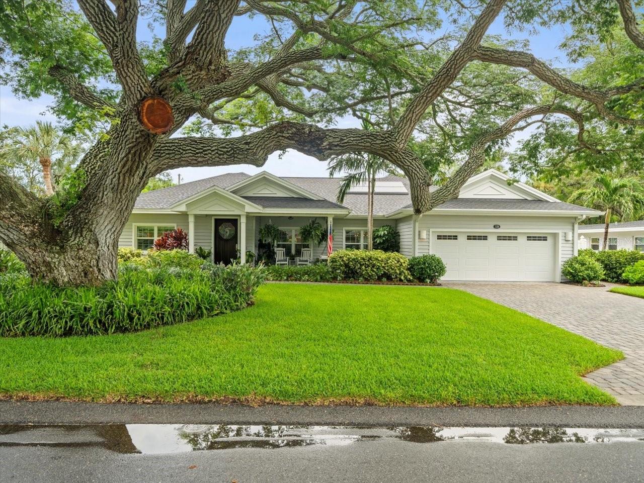 Under contract-accepting backup offers. Absolutely SPECTACULAR model perfect 3 bed, 2.5 bath, 2 car garage, Pool/Spa home in convenient central, high and dry, Harbor Bluffs location. This home was completely renovated in 2017 and no detail was missed. It has so many well thought out amenities and upgrades you have to see for yourself. Split bedroom plan, Inside Utility, Huge Primary Bedroom walk in closet, Solar Panels, Whole House back up generator, Paver Driveway, Open Chef's Delight Kitchen. Great room plan with plenty of space for a large number of guests to comfortably mingle. Amazing back yard covered lanai, pool deck and lush landscaping. Large Family room overlooking the back yard oasis. Volume ceilings. Please take the time to view the video walk through you will be glad you did.