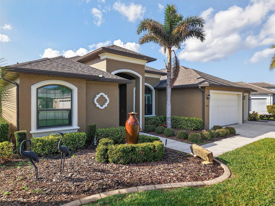 Welcome to 2006 148th Ct E, Bradenton, FL 34212, a beautifully maintained home located in the highly sought-after Mill Creek community—where space, privacy, and Florida living come together seamlessly. Set on a quiet street, this home offers exceptional upgrades and peace of mind. From the moment you arrive, you’ll notice the inviting curb appeal, enhanced by a freshly painted exterior (2025) and a brand-new roof, delivering both style and long-term durability. Step inside to discover light-filled living spaces designed for effortless entertaining and everyday comfort, all protected by hurricane-impact windows for added safety and energy efficiency. The scraped hickory wood floors lead to the kitchen and family room, the heart of the home flows naturally into the outdoor living area through the "disappearing corner" sliding doors, where your heated salt water pool takes center stage—perfect for year-round enjoyment, whether hosting gatherings or relaxing in total privacy. The fully fenced backyard provides an ideal setting for pets, play, and outdoor entertaining. Key systems have been thoughtfully updated, including the air conditioning system replaced in 2020, offering efficiency and reliability for years to come. Flexible living areas allow room for a home office, guest space, or hobby room, while the private bedroom layout creates a peaceful retreat at the end of the day. Ideally located in Mill Creek, residents enjoy a serene, established neighborhood with NO CDD and easy access to shopping, dining, top-rated schools, golf, and major commuter routes—all while maintaining a sense of privacy and space that’s hard to find. Move-in ready, loaded with high-value upgrades, and priced to attract serious interest—this is the home you have been waiting for! Schedule your private showing today and experience why 2006 148th Ct E stands out as an exceptional opportunity.