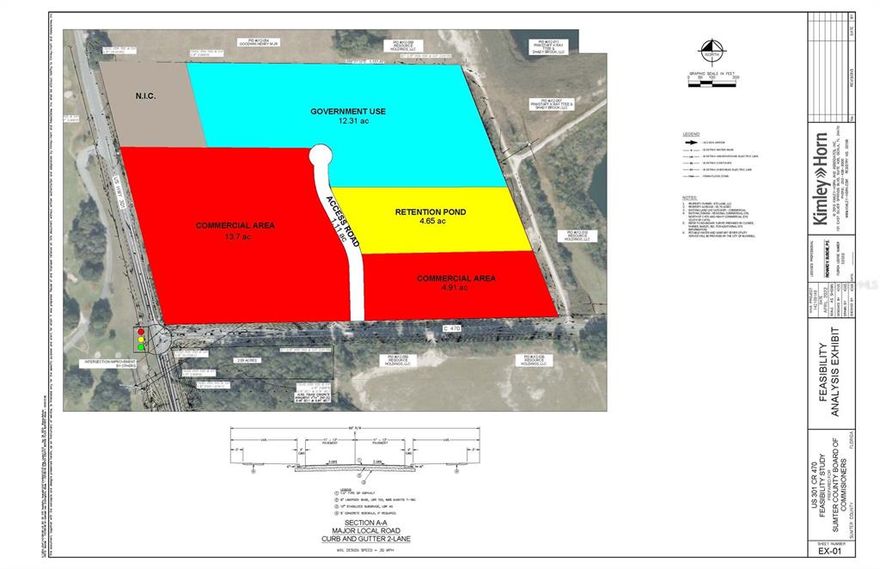 SOLD input.  A 20.16-acre portion of parcels J12-009 and J12-029 lying in the NE quadrant of US 301 and CR 470 in Sumterville.