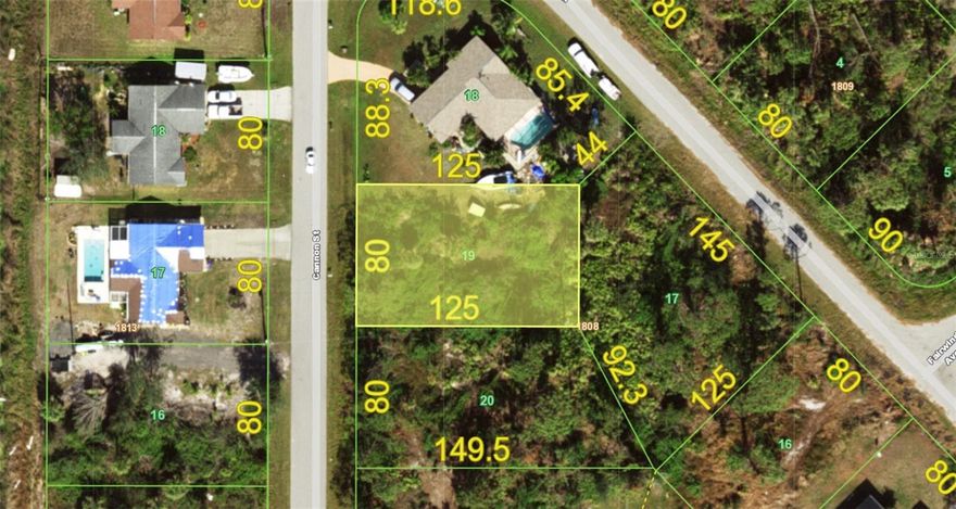 Vacant residential lot located in a growing area of Port Charlotte! Surrounded by newer homes and ongoing development, this property offers a great opportunity to build your Florida dream home or hold as a long-term investment. Conveniently located near shopping, dining, golf courses, boating, fishing, and beautiful Gulf beaches, with easy access to local amenities and major roadways. Enjoy everything Southwest Florida living has to offer in this expanding community!