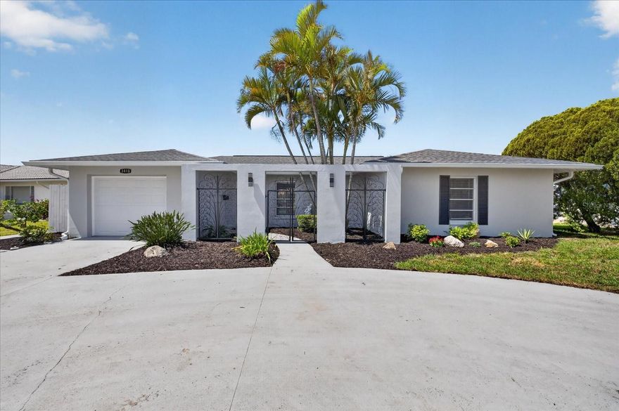 Are you searching for a BIG yard with a WIDE water view? Welcome to 3818 Topsail Trail, located in the waterfront community of Gulf Harbors in New Port Richey. Walking in you are greeted with water views through the sliders that over look the freshly sodded lawn and the water with your brand new floating dock. This stunning three-bedroom, two-bathroom 1 car garage home has been completely remodeled down to the curb appeal, featuring all-new paint throughout the interior and exterior. Peace of mind comes standard with this home, as it boasts a brand-new roof, new rain gutters, a new AC unit, and the added convenience of a spacious circle driveway. Designed for modern comfort, the interior features a dedicated indoor laundry room and an new instant hot water system, ensuring efficiency is always at your fingertips. Both Bathrooms have also been completely remodeled with tile, updated vanities, and new toilets. The kitchen is at the heart of the home with water views and quartz countertops, white soft close shaker cabinets and all new stainless steel appliances. This home also features a very large tile outdoor lanai that could easily be closed in for more living space if needed. 

Living in Gulf Harbors offers a unique opportunity with lots of luxuries and options. Residents have the option to join the community HOA for a nominal fee of only $125 annually. For those seeking the true Florida experience, an additional $200 annual fee grants exclusive access to the private Gulf Harbors Beach, a members-only sanctuary perfect for relaxing on the sand or taking in world-class sunsets. Fully equipped with cabanas, picnic tables, charcoal grills, bathrooms and showers. This neighborhood provides a true resort-style atmosphere while remaining one of the most established and sought-after waterfront areas in Pasco County. It is also golf cart friendly allowing you the ability to get to lots of locations including downtown. 

The location is just as impressive as the home itself, situated only minutes from the vibrant heart of Downtown New Port Richey. You will be perfectly positioned to enjoy a flourishing scene of local eateries, craft breweries, and charming boutiques. For families and visitors, the nearby Sims Park serves as a beautiful community hub, offering scenic riverfront walks and an expansive playground that is perfect for grandchildren or children to enjoy. Whether you are looking for a turnkey primary residence or a seasonal retreat, this Topsail Trail treasure offers the perfect gateway to life on the Gulf Coast.
