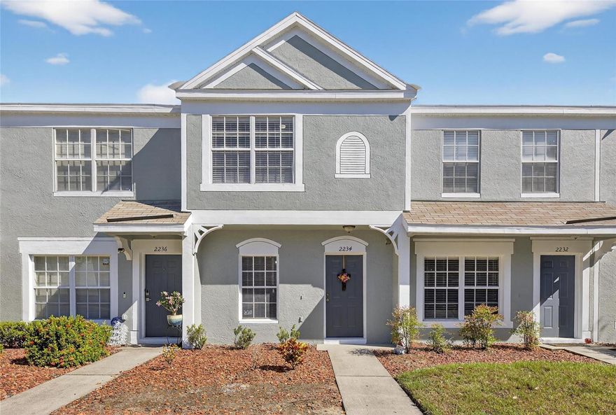 Discover comfortable living in this charming 2-bedroom, 2.5-bath townhome in the gated community of Regency Key. This home offers a spacious living and dining area, inside laundry, and a screened, covered lanai—perfect for outdoor enjoyment. Both bedrooms feature en-suite
bathrooms, with a convenient half-bath downstairs for guests. Major updates include a new roof in 2021 and a new A/C system in 2022. Community amenities include a pool, playground and picnic areas. The HOA fee covers water, cable, and internet providing added value and
convenience. Fantastic location in Brandon close to shopping, dining, major highways, and more.