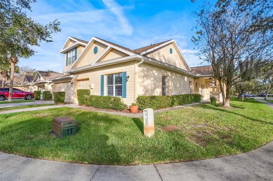 **OFFERING A 1% RATE BUY-DOWN THROUGH THE SELLER'S PREFERRED LENDER!** Welcome to 20301 Oak Key Court in the beautiful Live Oak Preserve community. This corner unit single-story 2-bedroom, 2-bathroom, 1-car garage townhome was constructed with solid concrete block and has been tastefully updated throughout! Fresh paint has just been added to this open-concept floor plan.  As you enter the front door you will notice the beautiful LVP flooring, Stainless steel appliances, Quartz countertops, wood cabinetry, and a beautiful screen-enclosed rear porch! The two bedrooms are very spacious with a split floor plan for privacy. The master bedroom has his and hers closets, two windows for an abundance of natural light, and a fully updated bathroom with granite countertops, updated Vessel sink, and a custom stand-in tub/shower combo! Oak Key Court is just a stone’s throw away from Wharton High School. The Live Oak Preserve community is fully equipped with RESORT STYLE AMENITIES such as tennis courts, park, pool, gym, playground, clubhouse, 24-hour guard gate. Have peace of mind knowing that your monthly HOA fee covers your home’s exterior maintenance, lawn, ROOFS, and all other common areas. The mailbox room is located just across the street from this home. Major appliance updates: The HOA replaced the roof in 2022, HVAC was replaced in 2014. A central Vacuum system in the garage with hookups throughout the home. The washer/dryer combo is a single unit and conveys with sale. Schedule your showing today!