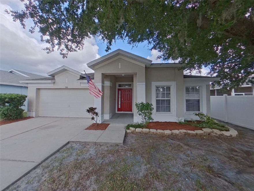 Take a look at this beautiful home, Clean and Move-In Ready, split plan featuring 3 bedrooms, 2 bathrooms, 2 car garage and approximately 1,534 heated square feet. Enjoy the freedom of a virtually maintenance free lifestyle while residing in a great community. Smart Home Tech - $21.95/mo; Washer/Dryer - $35/mo; High Speed Cable/Internet (if applicable by 3rd Party user) $55/mo; Renters insurance reqrd, Pool service (if applicable) is $150/mo, Septic System (if applicable)- $35/mo; Admin Fee - $150 after lease is generated. Applications are First Come First Serve basis. Possible Variable Rent Option – go to “Apply” on website and select Term for monthly rental options. This home is professionally managed and maintained by Owner. You deserve single family rental living at its best!