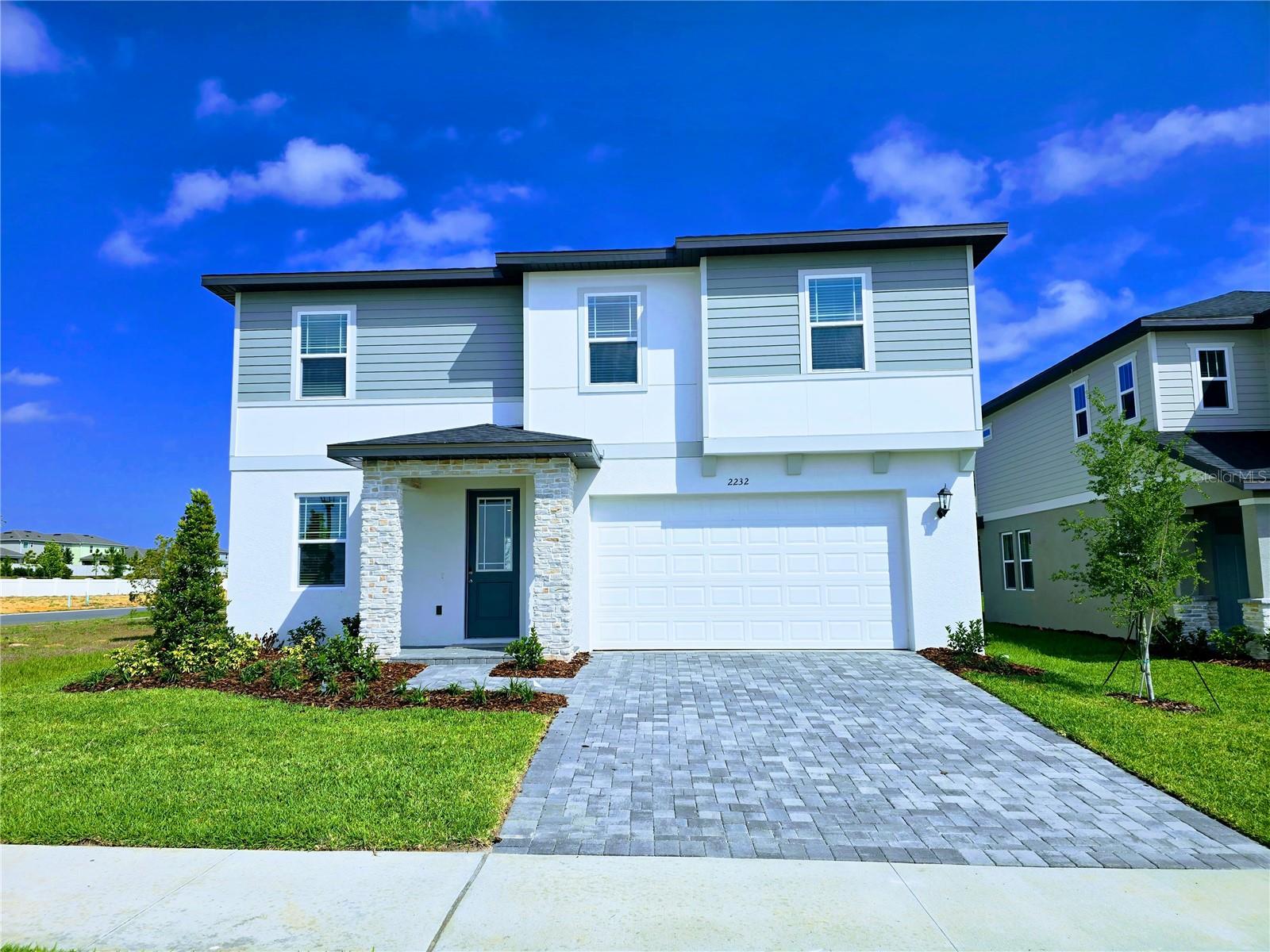 Brand new, energy-efficient home available NOW! Design collection: Fresh. Use this home's flex room as a formal dining room, home office, or workout space. The second-floor primary suite is equipped with dual sinks and a spacious walk-in closet. Now selling from the mid $400s, Cyrene at Minneola offers single-family homes in Lake County, FL. Residents have easy access to Florida's Turnpike, restaurants, retail, and more. Schedule an appointment, today. Each of our homes is built with innovative, energy-efficient features designed to help you enjoy more savings, better health, real comfort and peace of mind.
Located in Minneola, this brand new, energy-efficient house is now welcoming tenants who appreciate a blend of comfort and style. With a generous 2,601 square feet of open living space, this home assures a smooth flow between the planned layout. It has four bedrooms, including a spacious primary bedroom, and 2 and a half baths.
The first floor has a flexible room that can serve as an office, den, or playroom, catering to your lifestyle demands. The heart of the home is undoubtedly the family room upstairs – a haven for family gatherings and lazy weekends. Stepping outside, the covered patio offers space for gathering for a nice barbecue.
Additionally, the home's location is exceptionally convenient, just a stone's throw from Lake Minneola High School, and minutes from essential shopping at Publix Super Market. For leisure and recreation, the Art Moore Certified Garden Gnome park is also nearby.
Ready to move in and close to the turnpike, hospital, and popular dining spots, this house is more than just a dwelling—it's a backdrop for your life's best moments. Eager to make it yours? The door is open!