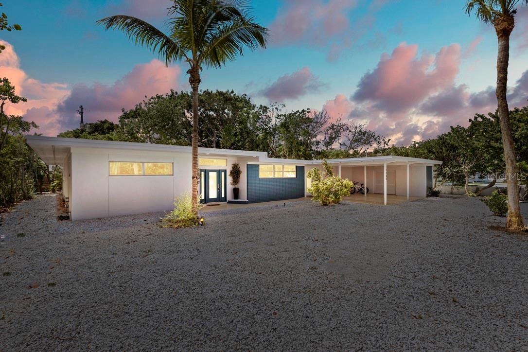 Mid-Century Modern Beach Escape on Lido Key with Newly Remodeled Bathrooms! Welcome to your perfect coastal getaway! This stunning beach house in Lido Shores on Lido Key, Florida offers the ideal blend of modern comfort and island charm. Whether you’re here for a family vacation, a romantic retreat, or a long weekend with friends, this home has everything you need to relax and recharge.
Property Highlights:
* Prime Location: Steps from Lido Beach and minutes to the shops and dining at St. Armands Circle.
* Two Freshly Remodeled Bathrooms: Recently updated with modern fixtures, sleek tile, and spa-like finishes for a luxurious feel.
* Spacious Living Areas: Open-concept design with abundant natural light, coastal décor, and comfortable furnishings.
* Fully Equipped Kitchen: Stainless steel appliances, quartz countertops, and everything you need to cook at home.
* Outdoor Living: Private patio with lounge seating, heated pool, BBQ grill, and lush landscaping—perfect for evenings under the stars.
* Three Comfortable Bedrooms: Cozy, well-appointed rooms with plush bedding to ensure a restful stay.
* Extras You’ll Love: High-speed WiFi, smart TVs, in-home laundry, and ample parking.
Why You’ll Love It Here: Wake up in Paradise, spend your days sunbathing or paddle boarding, and walk to nearby restaurants for fresh seafood and live music. With its unbeatable location and stylish updates, this Lido Key beach house offers the ultimate Florida vacation experience. Call for availability!