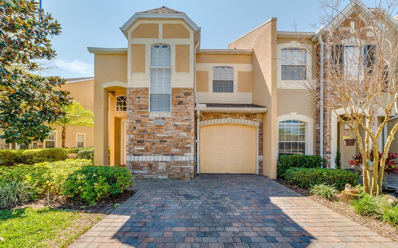 AVAILABLE FOR immediate MOVE IN!! **NEW PAINT/ROOF/AC/WINDOWS Throughout** **NEW FLOORS** **Washer/Dryer Included** **Lawn Care Included** East Orlando luxury 4 beds, 2.5 baths Townhouse conveniently located in highly desirable Cypress Springs neighborhood. Built-in the year 2007, this unit features 2070 square feet of living space with rounded corner walls, a tiled backsplash, stainless steel refrigerator, beautiful GALAXY granite countertops, and 42" cabinets. The family room is combined with dining and overlooks the kitchen. The master suite is located on the 1st floor with a private bathroom, two closets, and a garden tub! Additional 3 bedrooms and a double sink bath are located on the 2nd floor with an utilities room. 2nd floor also has a large, spacious loft area that can be used for a media or playroom.
