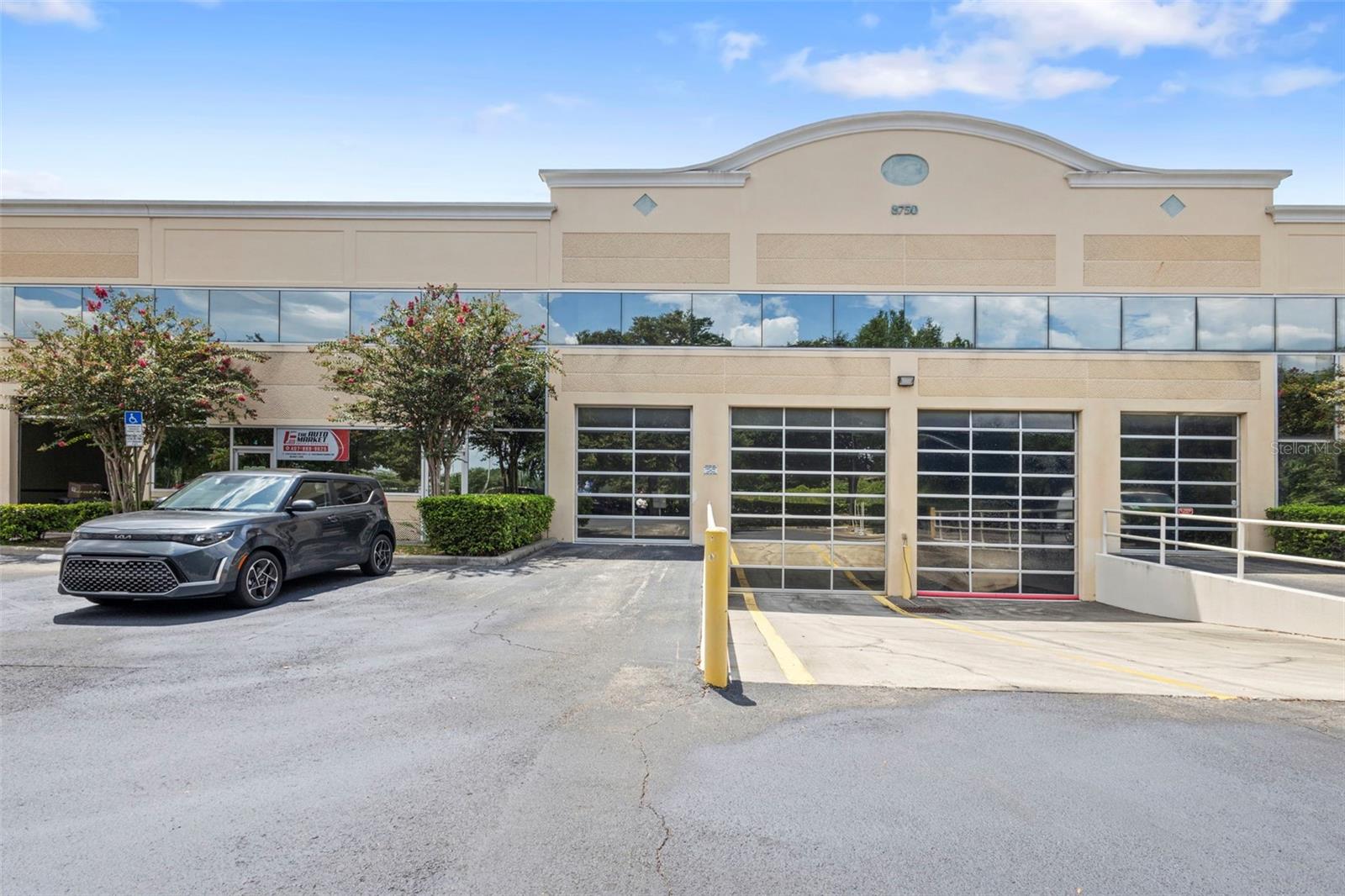 Prime condo warehouse opportunity located in Orlando’s Prime Location! This well-maintained unit features approximately 1,000 sq ft of office space with 21-foot ceilings in the main entry area, creating a professional and open environment. The warehouse offers 25-foot ceilings, ideal for storage, light manufacturing, or distribution. It includes a 15 ft x 12 ft high dock and a 9 ft x 11 ft grade-level dock, accommodating a variety of operational needs. The property is in an excellent location just minutes from the Florida Mall, SR 528, and the Florida Turnpike, providing convenient access for clients and logistics. HOA includes water, trash, exterior maintenance, making this a low-maintenance, high-efficiency option for your business. Perfect for a thriving company looking to expand or enter a high-demand commercial area in Orlando.
