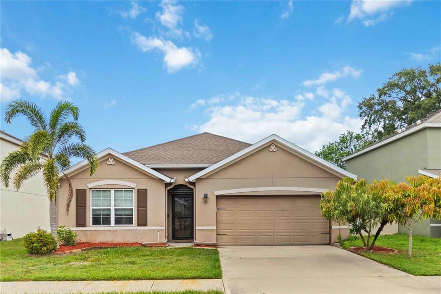 Welcome to this beautiful 4-bedroom, 2-bath home in the desirable Swiss Pointe community in Rockledge! Featuring an open floor plan ideal for entertaining, the spacious kitchen boasts granite countertops, a large island, and a walk-in pantry. Enjoy a mix of tile, luxury vinyl plank, and carpet flooring throughout the home. The private owner’s suite includes a generous walk-in closet and an ensuite bath with a walk-in shower—no tub. Three additional bedrooms provide flexibility for guests, office, or hobby space. An interior laundry room adds convenience. Located close to schools, shopping, and I-95 for an easy commute. Don't miss the chance to call this stunning home your own!