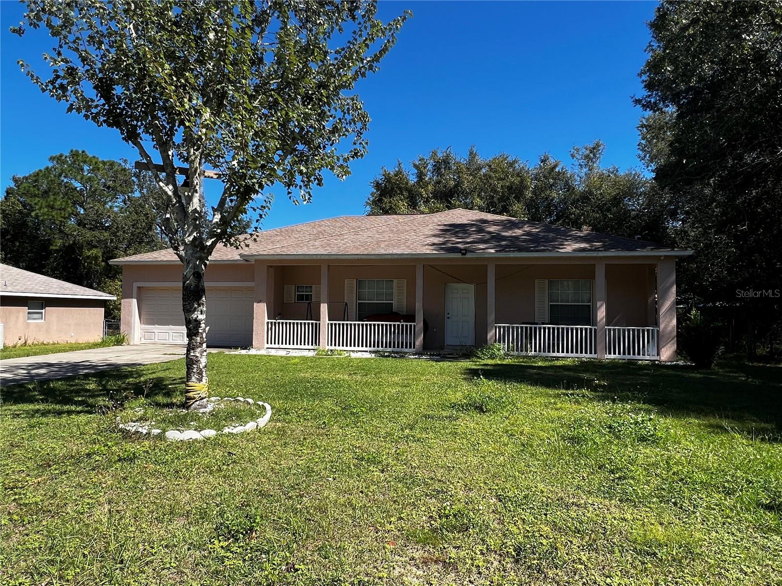 Beautiful Home located in Silver Springs Shores in Ocala, Florida, This property offers everything you need if you have a large family, and the space is unique in this area. It features: 3 Bedrooms, plus an office that can be used as an additional bedroom, a home gym, or any type of flex space you desire. There are 2 Full bathrooms, and a 2- Car Garage.Built in 2006, It is constructed with concrete block. Huge living space with 2,060 SQFT. Living area, 2,872 SQFT under roof, on a .24 Acre lot. Recent Upgrades Include: New laminate flooring in 2024, New heat pump about 3 months, New Septic Tank jumped out in 2024, New Well pump changed in 2024 , New Stainless Steel Appliances in 2024 (Range, Refrigerator, Microwave, Dishwasher) New Carport at the back of the house measuring 20 x12. Excellent location with a lot of new construction. around the Property. Enjoy the best weather in Florida and make your dream of living the best lifestyle you've always dreamed of come true. Don't miss out on this wonderful opportunity -Schedule a tour today!