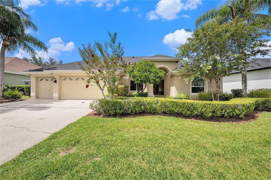 Welcome to this beautiful Nohl Crest pool home located in the exclusive Radcliffe neighborhood of Westchase. This meticulously maintained residence features a desirable three-way split floor plan, offering both functionality and privacy. Step through the elegant wrought iron and wood double doors into a bright and open interior highlighted by high ceilings and a wall of windows and sliders that flood the home with natural light and provide views of your private backyard oasis.

The fully remodeled kitchen is a showstopper—featuring new double ovens, a new refrigerator, soft-close cabinetry, and a modern touch-activated faucet for added convenience and luxury. Whether you’re cooking daily meals or hosting guests, this kitchen is designed to impress.

The outdoor living area is equally inviting, boasting a newly refinished pool deck and a wood-paneled ceiling lanai—perfect for relaxing or entertaining year-round.

The spacious primary suite is located on the first floor and includes his-and-her walk-in closets, along with a large ensuite bathroom featuring dual vanities, a soaking tub, and a separate shower.

Upstairs, you'll find a custom-designed home theater room with ultra-suede, floor-to-ceiling soundproofing and wiring for a projector. This bonus space also includes a full bathroom and a convenient mini kitchen complete with a snack bar and wine cooler, making it the ultimate entertainment retreat.

Located in the award-winning master-planned community of Westchase, Radcliffe is one of its most tucked-away and charming villages, known for its tall Washington Palms and its private pedestrian bridge and tunnel offering easy biking or walking access to the southern side of Linebaugh Avenue. Westchase offers an exceptional lifestyle with two resort-style community pools, tennis and basketball courts, playgrounds, parks, walking and biking trails, a splash pad, and its own public golf course.

Just minutes away is the vibrant West Park Village, home to popular spots like Irish 31, The Blind Tiger Café, and Tijuana Flats, along with essentials such as Publix, Starbucks, and boutique shops.

For additional shopping and dining, Citrus Park Town Center, International Plaza, and Westfield Brandon Mall are all within a short drive. Catch a movie at AMC Veterans 24 or CMX CineBistro Hyde Park, or head to Raymond James Stadium, Amalie Arena, or Steinbrenner Field for sports and concerts. Tampa International Airport is approximately 20 minutes away, with easy access to major roads like the Veterans Expressway (589), Linebaugh Avenue, and Sheldon Road. Top-rated Gulf Coast beaches, including Clearwater and St. Pete Beach, are just 30–40 minutes away. You’re also near popular attractions like Busch Gardens, ZooTampa, Adventure Island, and several colleges including the University of South Florida and Hillsborough Community College.

This is your opportunity to live the Westchase lifestyle in a luxurious, upgraded, and well-appointed home—schedule your private tour today!