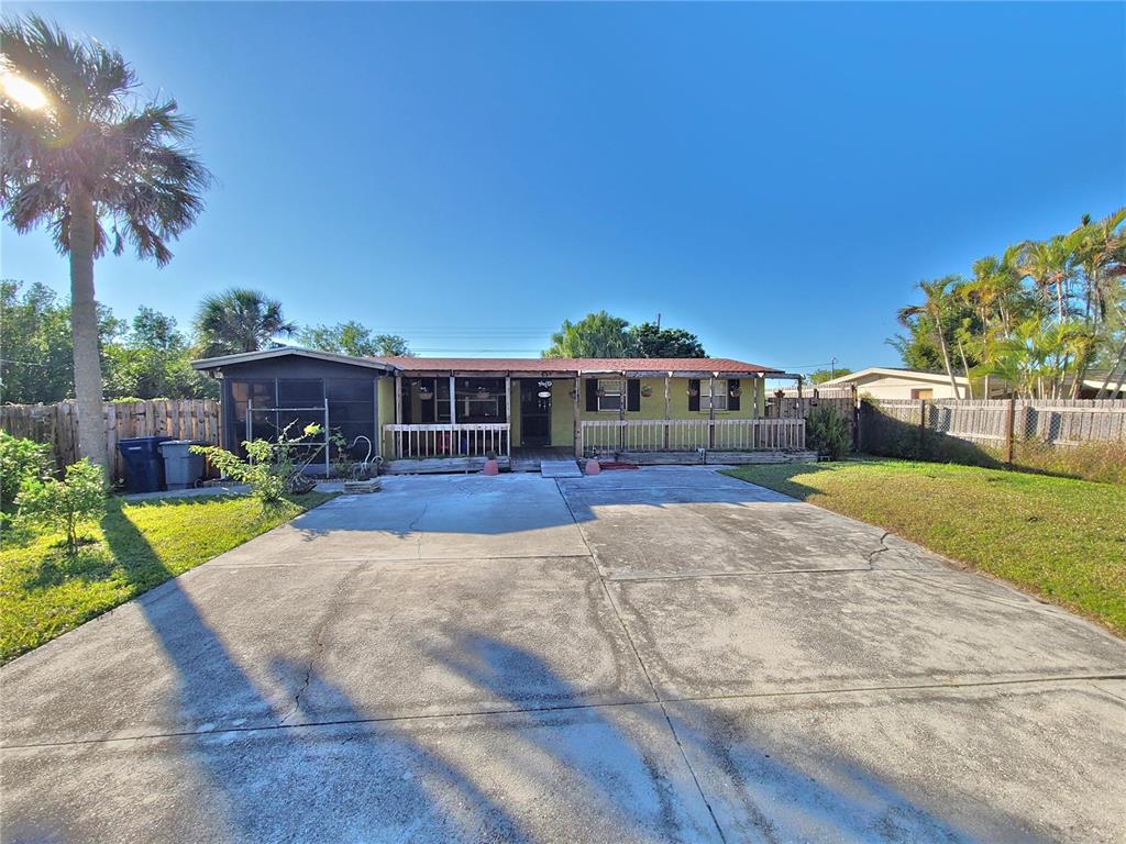 This amazing home is full of surprises! It's welcoming porch invites you to pause and spend a moment to relax. But don't stop there because more surprises await you! This home has been well taken care of and has many updates which includes new kitchen cabinets with lazy susan features, new butcher block countertops, newer flooring, updated electrical box with surge protection, new porch, and updated bathrooms. The spacious master bathroom has its own air conditioning unit and private entrance. It is currently used as a salon. The private backyard will surely wow you! Its new brick pool deck adds sophistication to this beautiful oasis for your enjoyment. Whether taking a dip in the pool, relaxing under the tree, watching wildlife in your backyard, or cooking out with friends and families can make your day memorable. This home is about 4 miles to grocery stores and restaurants, 5 miles to Manatee Memorial Hospital, Riverwalk Scenic Waterfront, Museum,Historical Village and about 30 minutes drive to the beautiful beaches of Bradenton and Anna Maria Islands. Property does not extend to canal. Braden River Park for kayak launch and SR-64 boat ramp are approximately 3 miles.