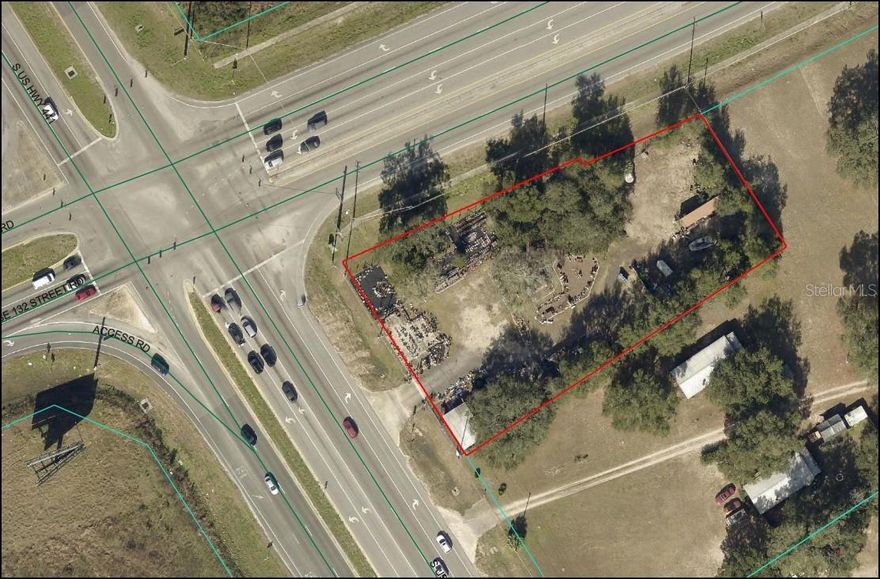 Desirable B-4 zoned, mixed use development opportunity. Place your retail shop, office or other business on this parcel offering high visibility and easy access to Hwy 441. Located only minutes from Ocala and The Villages with many residential and business communities nearby.