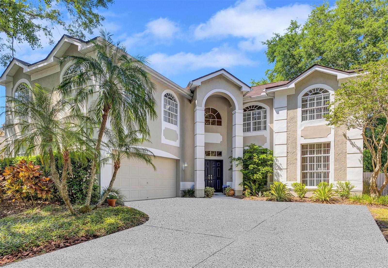 Rental investment single family pool home. Currently tenant occupied for $4240 per month from July 2025 to July 2026. The lease is renewable. VALUE PRICED POOL HOME UNDER $173 PER SQ FT IN PREMIER HUNTER'S GREEN GOLF & COUNTRY CLUB COMMUNITY! This stunning Brighton floor plan with bonus room is beautifully maintained, spacious and cheerful due to the natural sunlight pouring through the many windows. Home Features 5 Bedrooms ,3 Bathrooms, 3,700 Sq. Ft. - all bedrooms are located on second floor. Bonus Room (500 sq. ft.) with double closets ideal for a playroom, 5th bedroom, media room, or gym! The chef's kitchen is spacious and has more than ample cabinetry, granite counters, three pantries, stainless steel appliances, cooking island, built-in desk, breakfast bars, and informal dining space. Elegant living spaces include formal dining & living rooms with hardwood flooring plus a first-floor office with French doors. The master suite is grand and includes a sitting area, his & hers walk-in closets, and an ensuite bathroom with exquisite onyx counter, double vanity, jetted garden tub and separate shower. Secondary bathroom has double vanity and Cabrerra marble countertops. Whole house filtration system and water softener. Neighborhood streets lined with breathtaking canopy of majestic oak trees. Experience an unparalleled lifestyle within the 24-hour manned gates of Hunter's Green and an abundance of amenities, including parks, playgrounds, basketball courts, soccer field, lighted tennis and pickleball courts, volleyball and baseball fields, an off-leash dog park, dedicated biking lanes, and a scenic jogging trail complete with a 15-station exercise circuit. Enjoy leisurely afternoons at the picnic areas or explore the adjacent 17,000-acre Flatwoods Preserve, a haven for nature lovers and outdoor enthusiasts. Conveniently located within walking distance is a highly rated elementary school, making this the perfect home for families. For those seeking an elevated club experience, Hunter's Green Country Club offers optional membership, granting access to an 18-hole Tom Fazio-designed golf course, world-class tennis courts, a state-of-the-art fitness center, a resort-style pool, and fine dining facilities. Don't miss the opportunity to call this incredible community home! Realtor/owner.