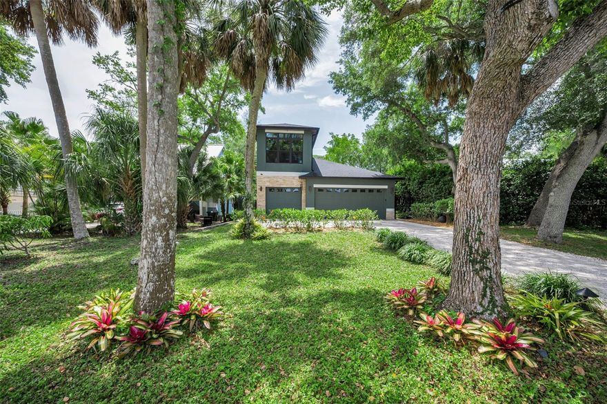 Welcome to this extraordinary modern, coastal-inspired home.  Perfectly positioned on one of Safety Harbor’s most coveted streets. Custom built in 2018 as a true forever home, this one-of-a-kind property blends thoughtful design, superior construction, and refined luxury—offering a lifestyle that is both elevated and effortless.

Ideally located just moments from the charm of downtown Safety Harbor, yet tucked away to provide peace, privacy, and freedom from event traffic, this home delivers the rare balance of walkability and tranquility.

From the moment you enter, the level of craftsmanship is undeniable. Soaring 11- 13-foot ceilings, rare 9-foot solid core doors throughout, beautiful custom wood cabinetry, and designer-curated finishes create a cohesive, high-end aesthetic. Natural light floods the interior of the home through custom bronze hurricane-rated windows, including a dramatic wall of glass that seamlessly connects indoor and outdoor living.

The kitchen is both beautifully designed and highly functional featuring an induction cook top with gas line already in place for those that prefer a gas range along with a convenient pot filler for effortless cooking and a wine refrigerator for entertaining.

The thoughtfully designed floor plan features two private suites on the main level, including an expansive primary retreat and a secondary ensuite bedroom—ideal for guests or multigenerational living. Upstairs, additional living space includes a stunning office or bedroom with panoramic “world view” windows, along with a private guest suite and bath.

Built for both comfort and efficiency, the home is equipped with a state-of-the-art high-efficiency HVAC system (2025), spray foam attic insulation, a whole-house generator on city gas, tankless gas water heater, Emporia energy management system, and full home water filtration including carbon system and softener.
The oversized three-car garage is a standout feature, designed to accommodate not only vehicles but also an active coastal lifestyle, with space for bikes, paddleboards, golf cart and more.

Step outside to your private resort-style retreat. The custom saltwater pool  with sun shelf and electric heater is complemented by an artistic paver deck designed to stay cool underfoot. The covered patio is thoughtfully equipped with retractable shades and misting-ready fans, creating a comfortable outdoor living space ideal for year-round enjoyment. The professionally designed landscape, enhanced by ambient lighting, delivers both beauty and low-maintenance living.

Additional features include hurricane-rated windows (no shutters required), a comprehensive camera security system, insulated garage doors, sound insulation between bedrooms, custom blinds, solid interior doors, and countless thoughtful upgrades throughout—even down to strategically placed outlets for modern convenience. 


Located outside of a flood zone and just a short stroll across a pedestrian bridge to Philippe Park, this home offers a lifestyle that is truly unmatched.

This is not a spec build—it is a meticulously designed, deeply intentional custom home where every detail has been considered.