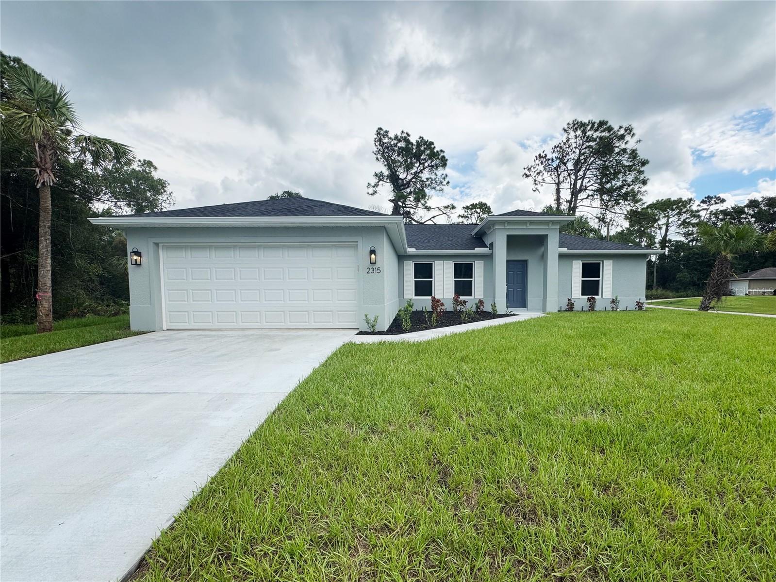 Beautiful New Construction Home Available Now on an Oversized Lot! Everything is Included and Everything is Upgraded! Starting with an open, split floor plan with vaulted ceilings, this home has Hurricane Impact, insulated, low e windows, full overlay cabinets, stainless steel kitchen appliances, quality stone countertops and window sills, porcelain tile throughout, 30-year shingles, 3 zone sprinkler system, screened lanai, brand name plumbing and electrical fixtures, fully sodded and landscaped. This home has been built to keep insurance, maintenance and utility costs low. Preferred lender is offering up to $1,500 in closing cost assistance! Take a tour through of one of our Beautiful Homes: https://youtu.be/SFsL-Aell24