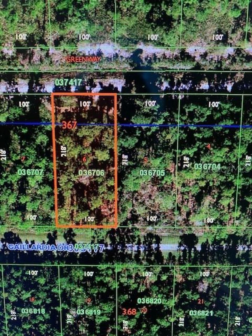 Nice 1/2 acre lot located in IndianLake Estates, lots of trees, appears to be paved road