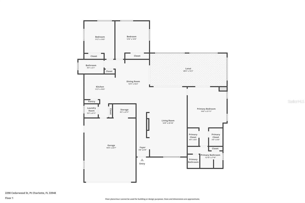 Photo of 2298 Cedarwood Street, Port Charlotte, FL 33948 (MLS # C7513489)