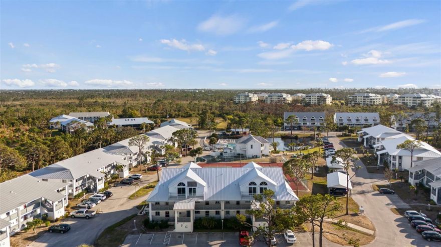 Welcome to your serene Florida retreat, where comfort and elegance blend effortlessly in this spacious condominium. Nestled in the sought-after Fiddler's Green community, this two-story residence offers an inviting and airy ambiance, enhanced by soaring cathedral and vaulted ceilings that create an open, expansive feel throughout. Step inside and be greeted by an abundance of natural light streaming through impact-resistant glass windows, casting a warm glow on the luxury vinyl and ceramic tile flooring that flows seamlessly through the living spaces. The heart of the home is a generously sized living and dining area, an ideal setting for gatherings and relaxation. Sliding glass doors lead out to a covered and screened-in porch, where you can enjoy your morning coffee while taking in tranquil views of the lush surroundings and the nearby tennis courts. The well-appointed kitchen is a chef's delight, featuring ample counter space, modern appliances, and a cozy breakfast nook. Whether preparing a quick snack or a gourmet meal, this space is designed for both convenience and style. Adjacent to the kitchen, the in-unit laundry ensures that daily chores remain effortless. With four spacious bedrooms and three full bathrooms, this home provides plenty of space for both family and guests. The primary suite, located on the main floor, offers a private retreat with a walk-in closet and an en-suite bath. A split-bedroom layout ensures added privacy, with the remaining bedrooms tucked away upstairs, each featuring generous closet space and easy access to a full bathroom. Outside, the community offers an array of resort-style amenities to enhance your lifestyle. Take a refreshing dip in the heated pool, stay active in the fitness center, or challenge friends to a game of pickleball or tennis. The well-maintained clubhouse provides additional space for socializing and relaxation, while beautifully landscaped grounds create a peaceful and inviting atmosphere. Designed with both comfort and convenience in mind, this home includes assigned covered parking, ample storage, and a prime location within the community. Whether you are seeking a full-time residence or a seasonal getaway, this condominium offers the perfect blend of elegance, space, and leisure in the heart of Florida living.

Offers may be entered ONLINE through Thursday, December 18, 2025 at 3:00 pm.

AT SELLER'S DISCRETION, A SUBMISSION MAY BE ACCEPTED AT ANY TIME.