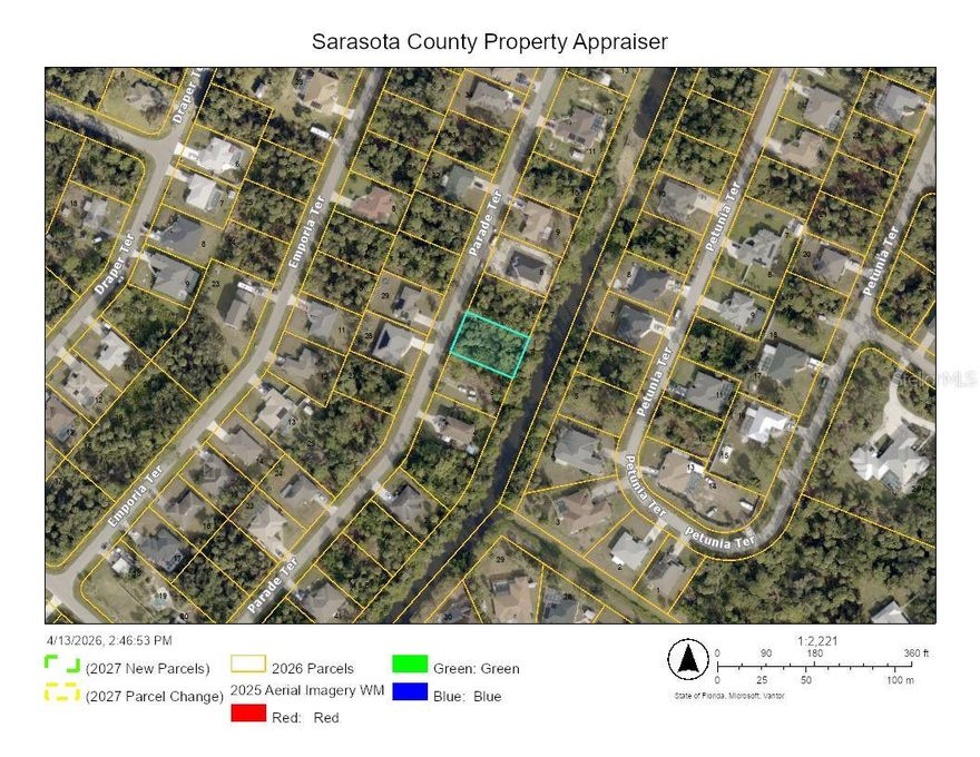 Residential lot in North Port featuring a freshwater canal view. Located on a quiet street with no HOA, and convenient access to shopping, dining, and major roads. Ideal for building your dream home or holding as an investment.”