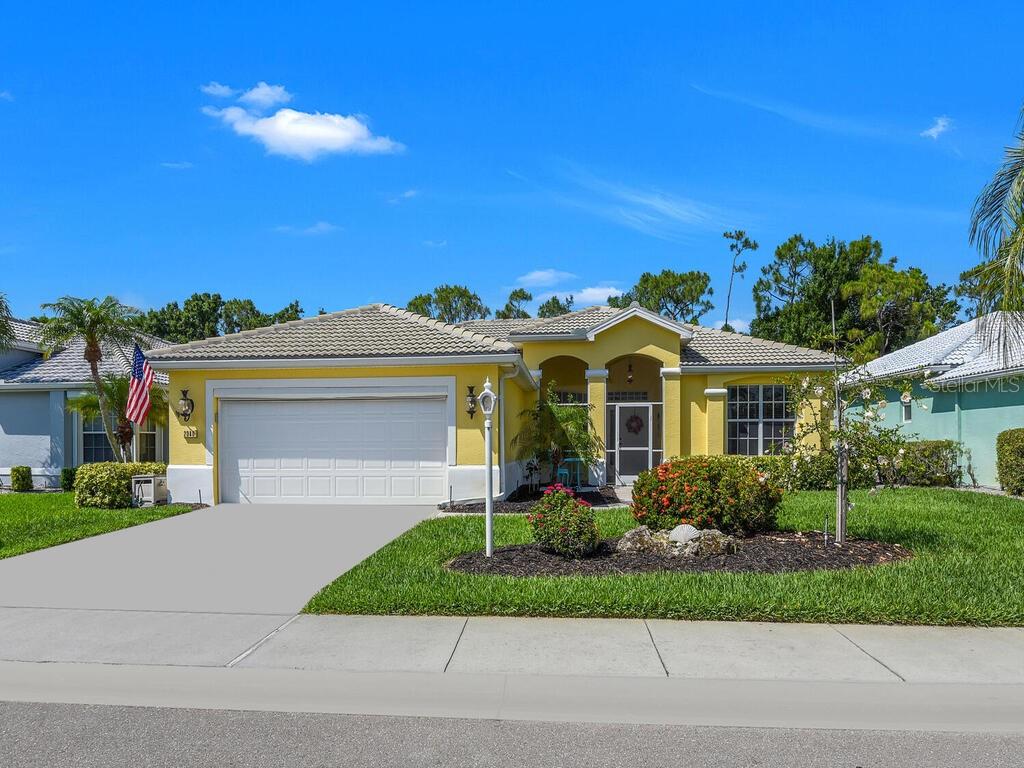 Beautifully Maintained 3 Bed, 2 Bath Home in Herons Glen Welcome to this charming single-family home in the sought-after gated community of Herons Glen. Built in 2000 and loaded with updates, this home offers comfort, convenience, and peace of mind. Major upgrades include a new roof (2020), AC unit (2019), hot water heater (2021), and fresh exterior paint (2024). The kitchen features brand-new Whirlpool appliances, and a Culligan whole-house smart water filtration system with reverse osmosis (2024) provides purified water at the sink and refrigerator. Additional highlights include 3M security film on all exterior windows, sliders, transom, and sidelight, an extended Florida room with sliding windows, and an open lanai for outdoor enjoyment. Home is being sold fully furnished, making it truly move-in ready. Residents of Herons Glen enjoy resort-style amenities, including a fitness center, clubhouse, restaurant, lounge, and ballroom. Take advantage of the saltwater pool and spa, two libraries, and a variety of card and craft rooms. Stay active with shuffleboard, bocce, pickleball, tennis, and optional golf membership. Don’t miss your chance to own a home in this vibrant, amenity-rich community!