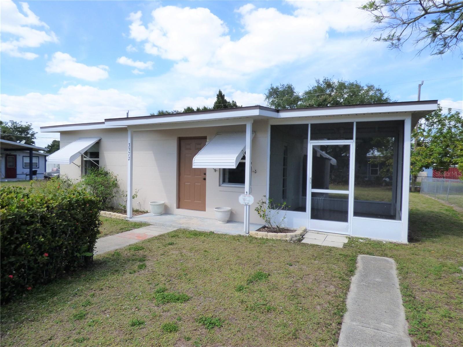 Charming and well-maintained 2-bedroom, 1-bathroom home in the heart of Port Charlotte! This centrally located residence offers a comfortable living room and dining area, a cozy lanai perfect for relaxing, and a dedicated laundry room for added convenience. Freshly painted interior. Bonus amenity included: As part of the Utility & Maintenance Reduction Program, a portion of the tenant’s monthly payment covers the delivery of HVAC filters to the home approximately every 30 days—helping reduce heating and cooling costs by 5–15% while promoting a cleaner, healthier living environment.